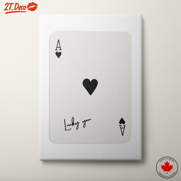 Ace of Hearts Card Art Design
