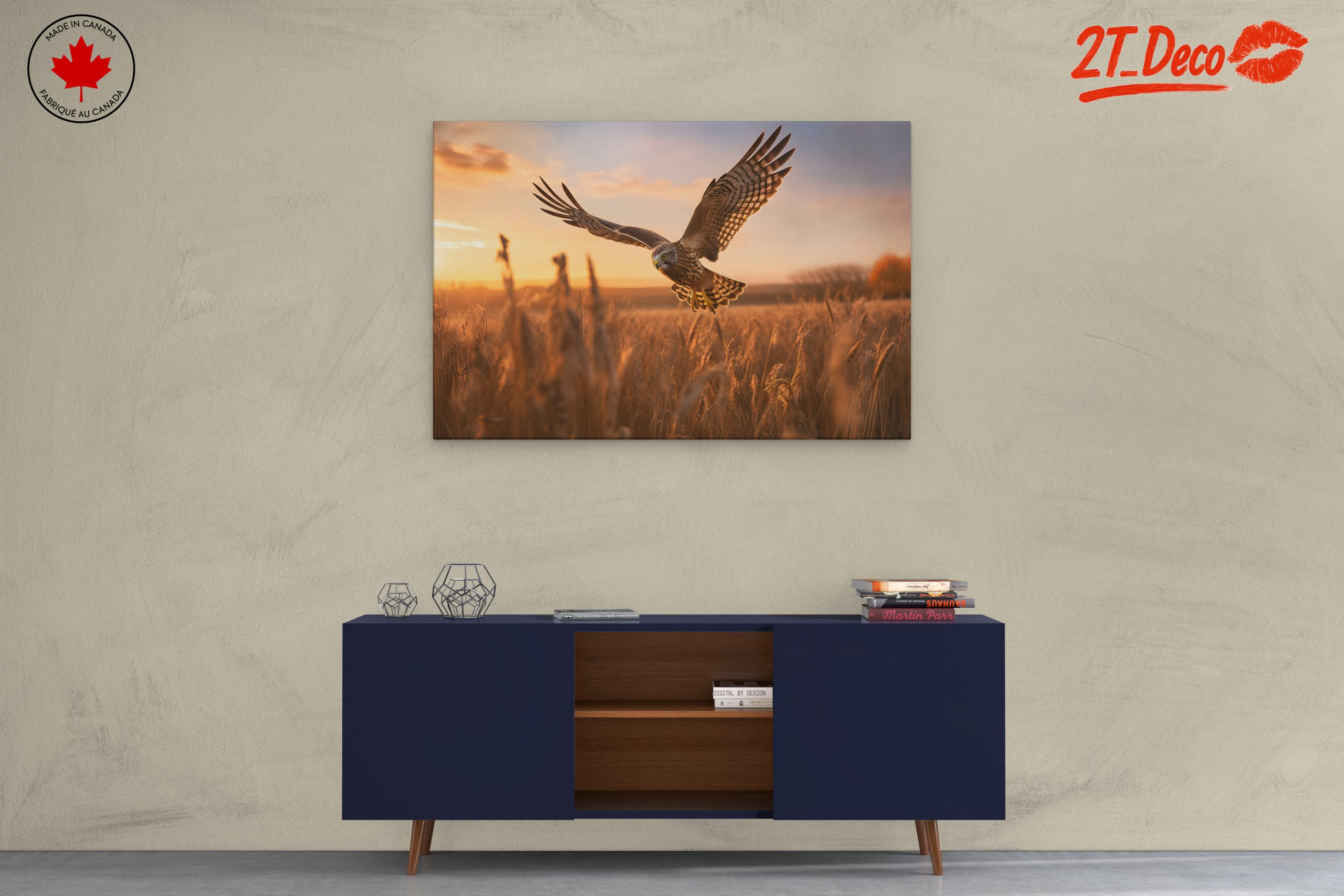 Majestic Owl in Flight at Sunset - Image 3