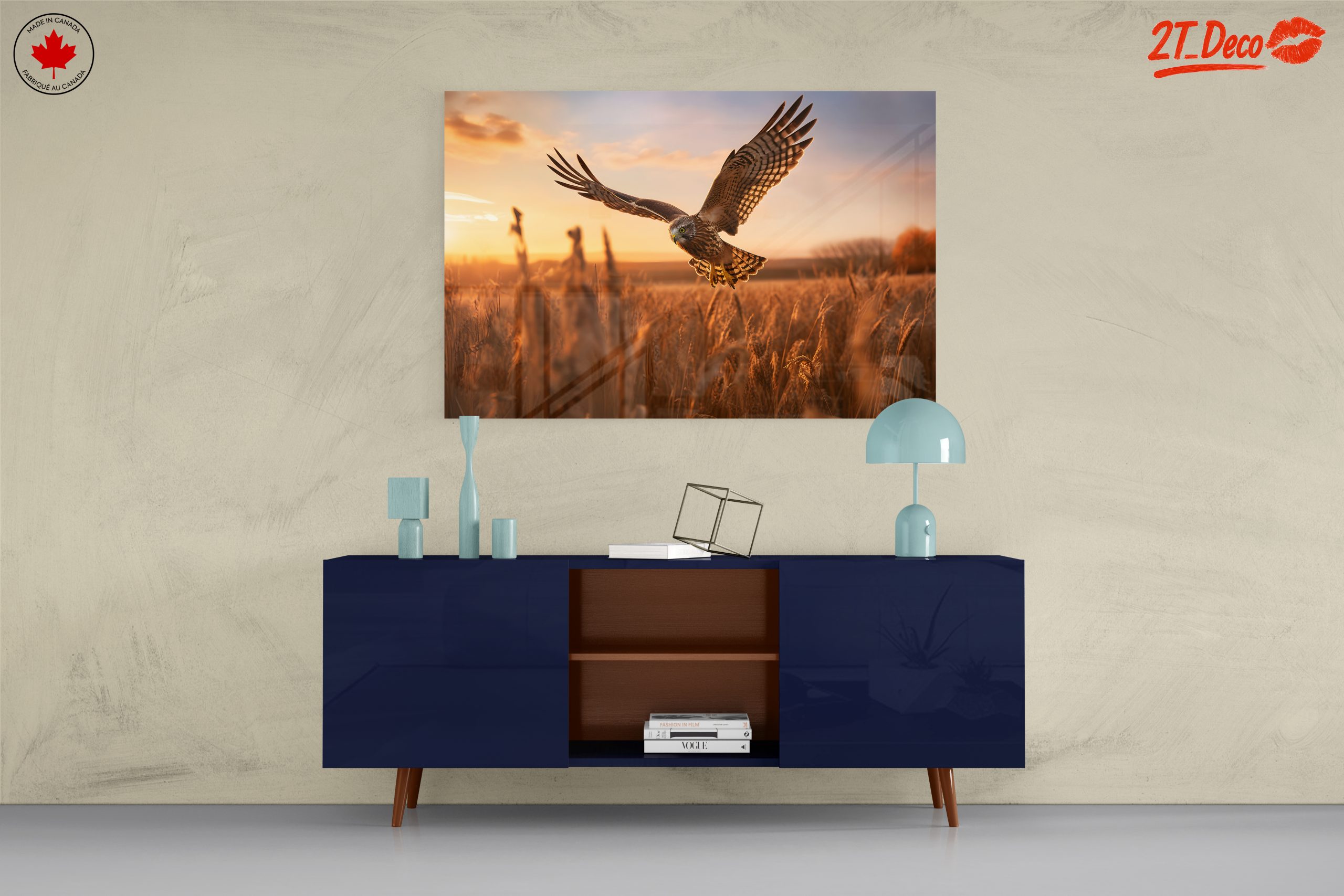 Majestic Owl in Flight at Sunset - Image 8