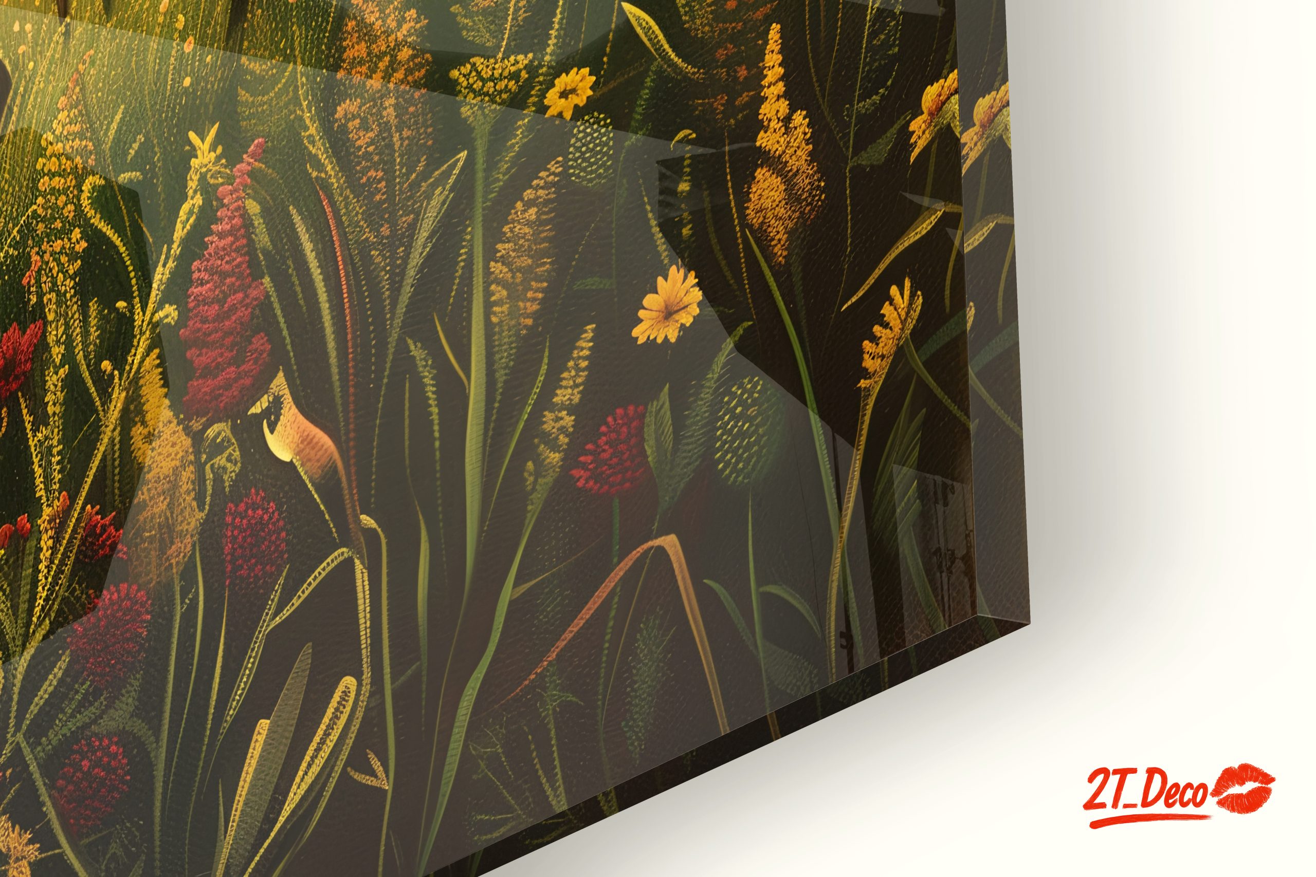 Artistic Representation of Deer in Nature - Image 9