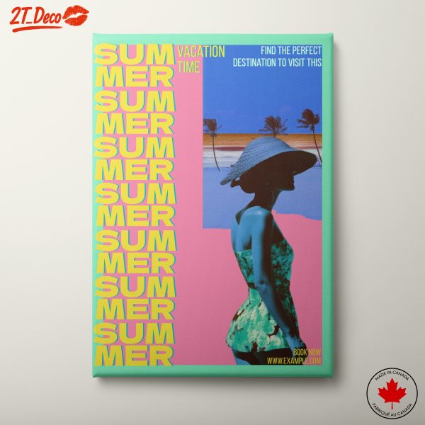 Colorful Summer Vacation Pop Art