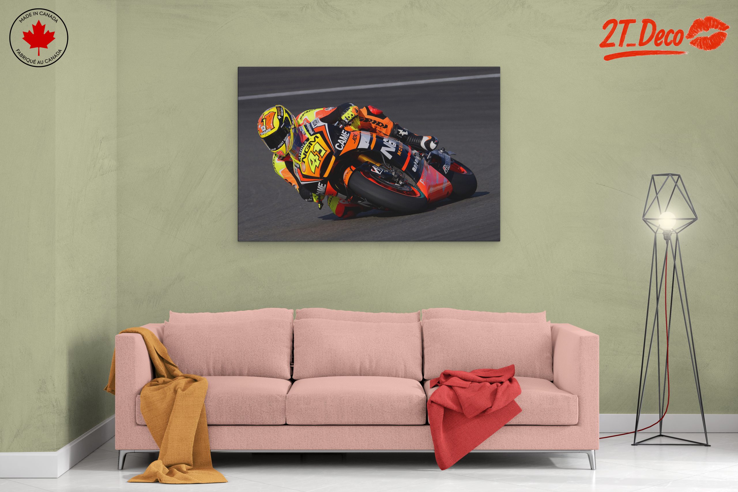 Dynamic Motorsport Racing Artwork - Image 2