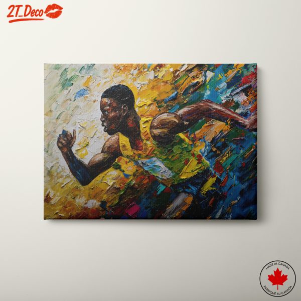 Dynamic Sports Silhouette Artwork