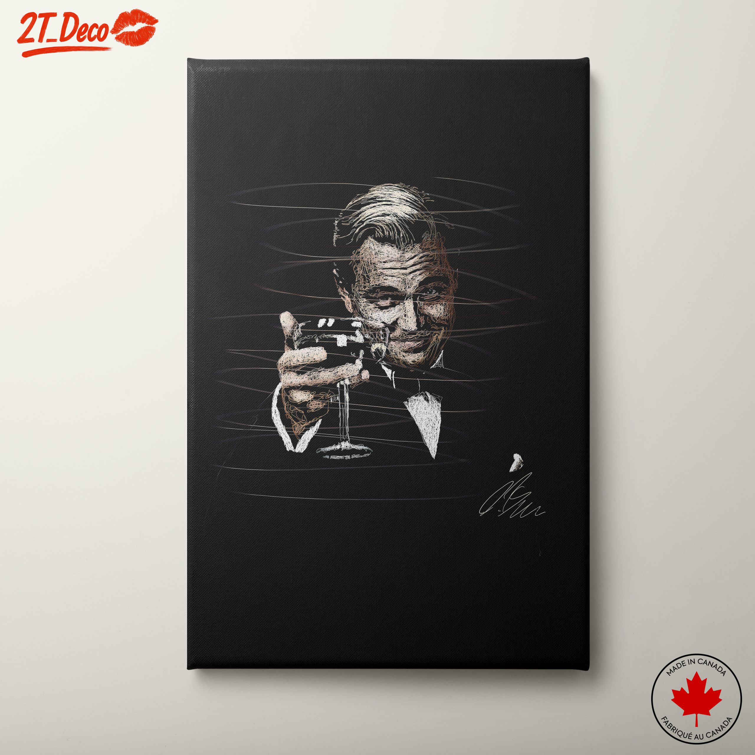 Stylized Character Depiction With Cocktail