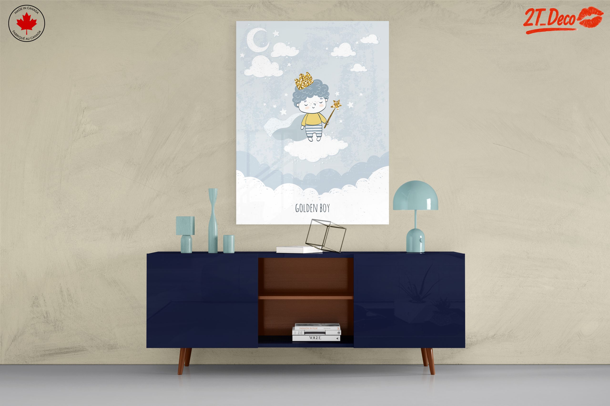 Golden Boy Illustration for Kids - Image 8