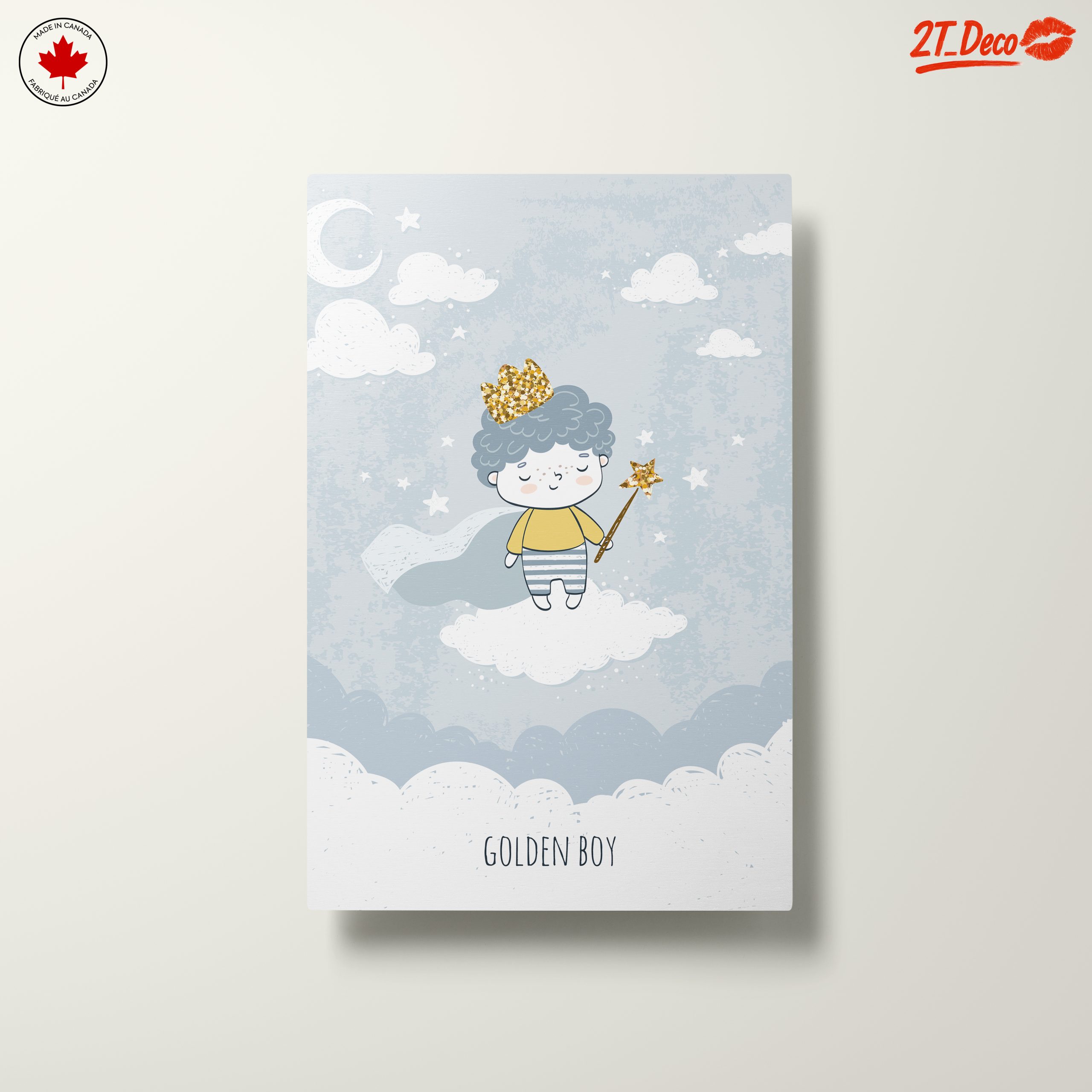 Golden Boy Illustration for Kids - Image 10