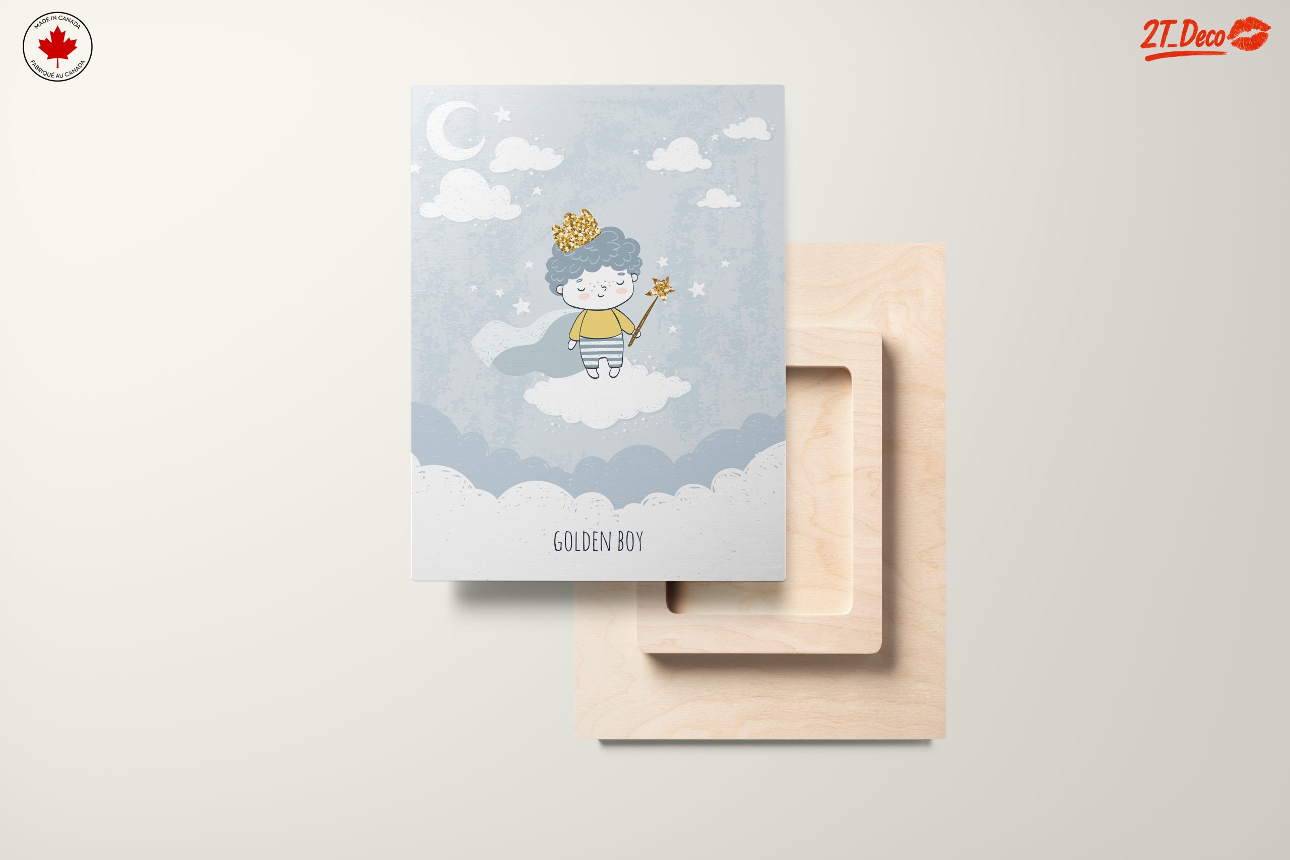 Golden Boy Illustration for Kids - Image 11