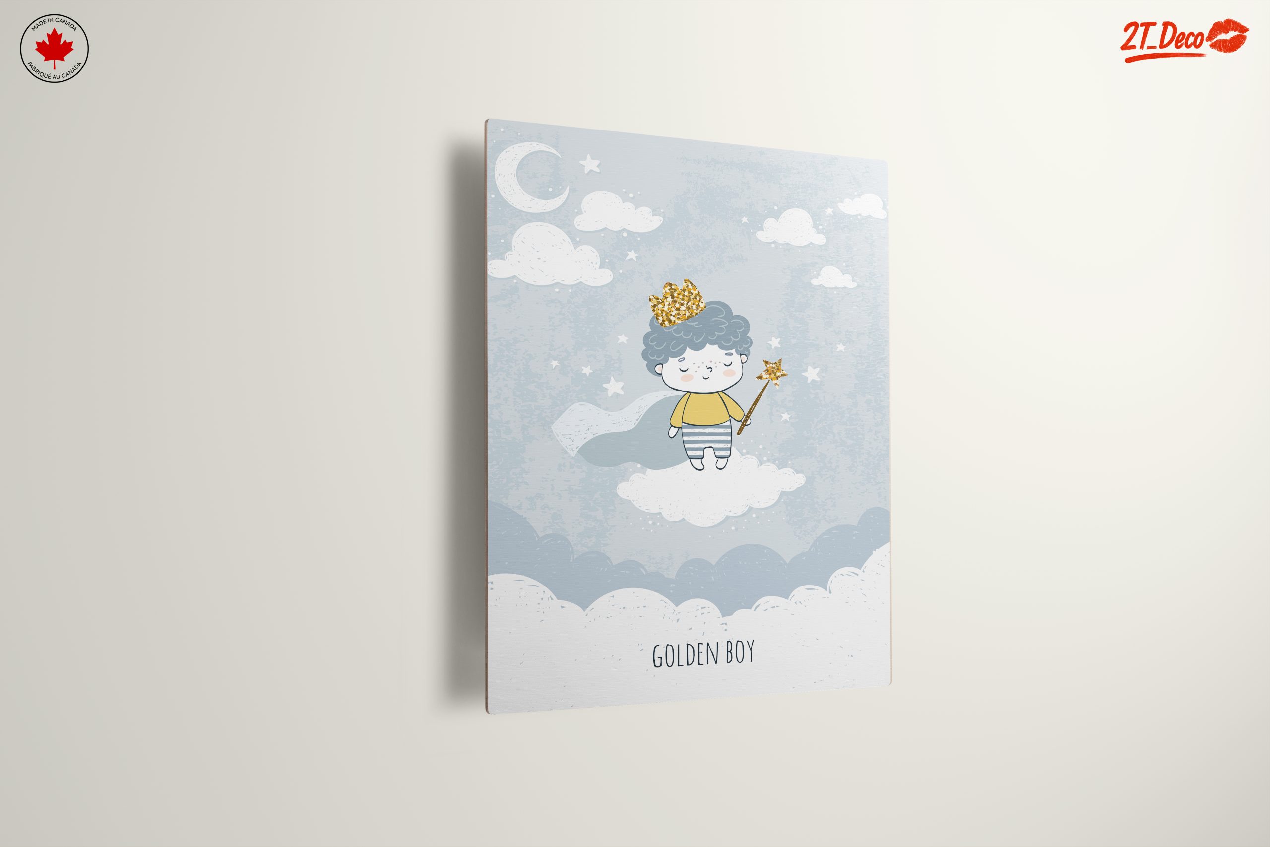 Golden Boy Illustration for Kids - Image 13