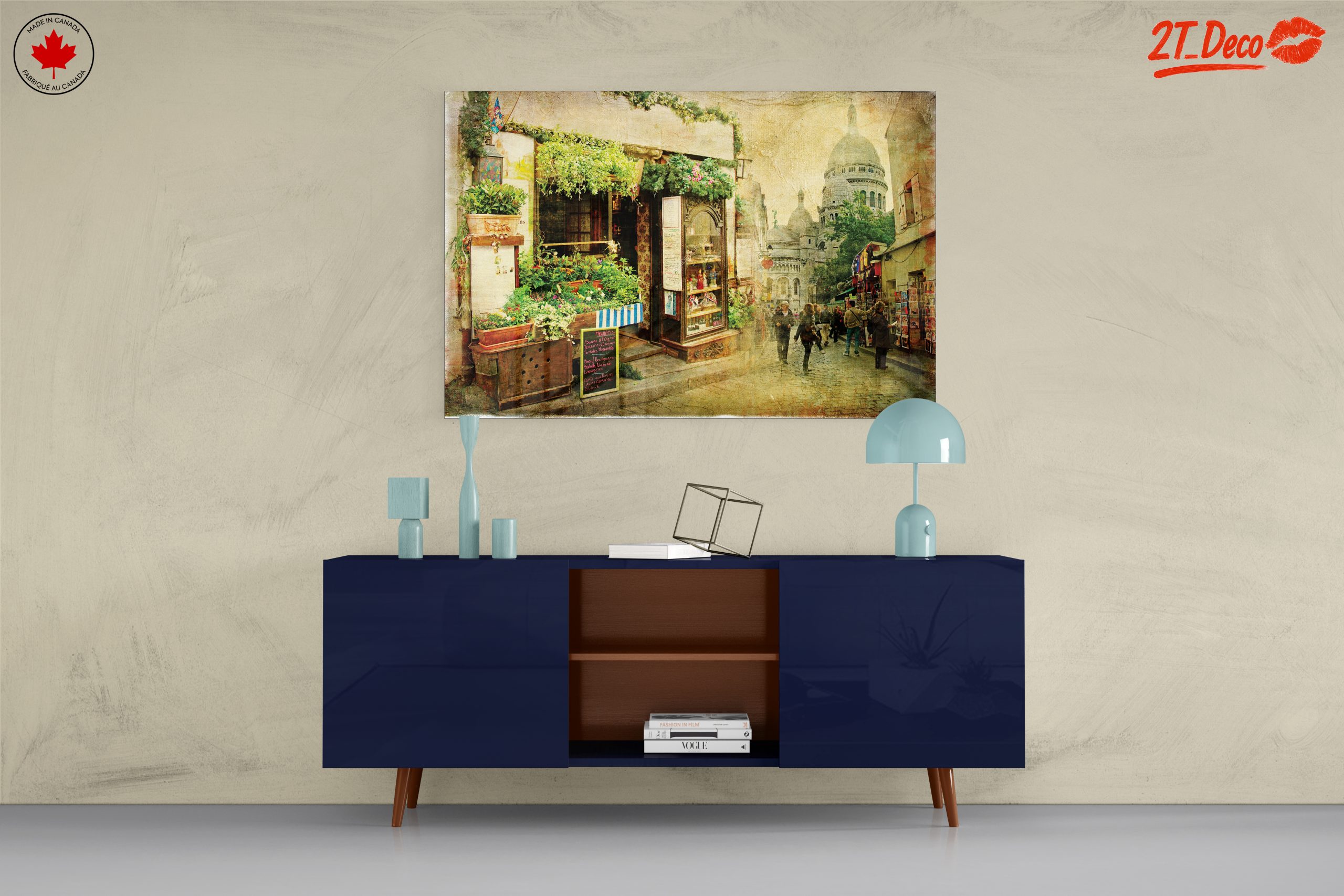 Charming Parisian Street Scene with Lush Greenery - Image 8