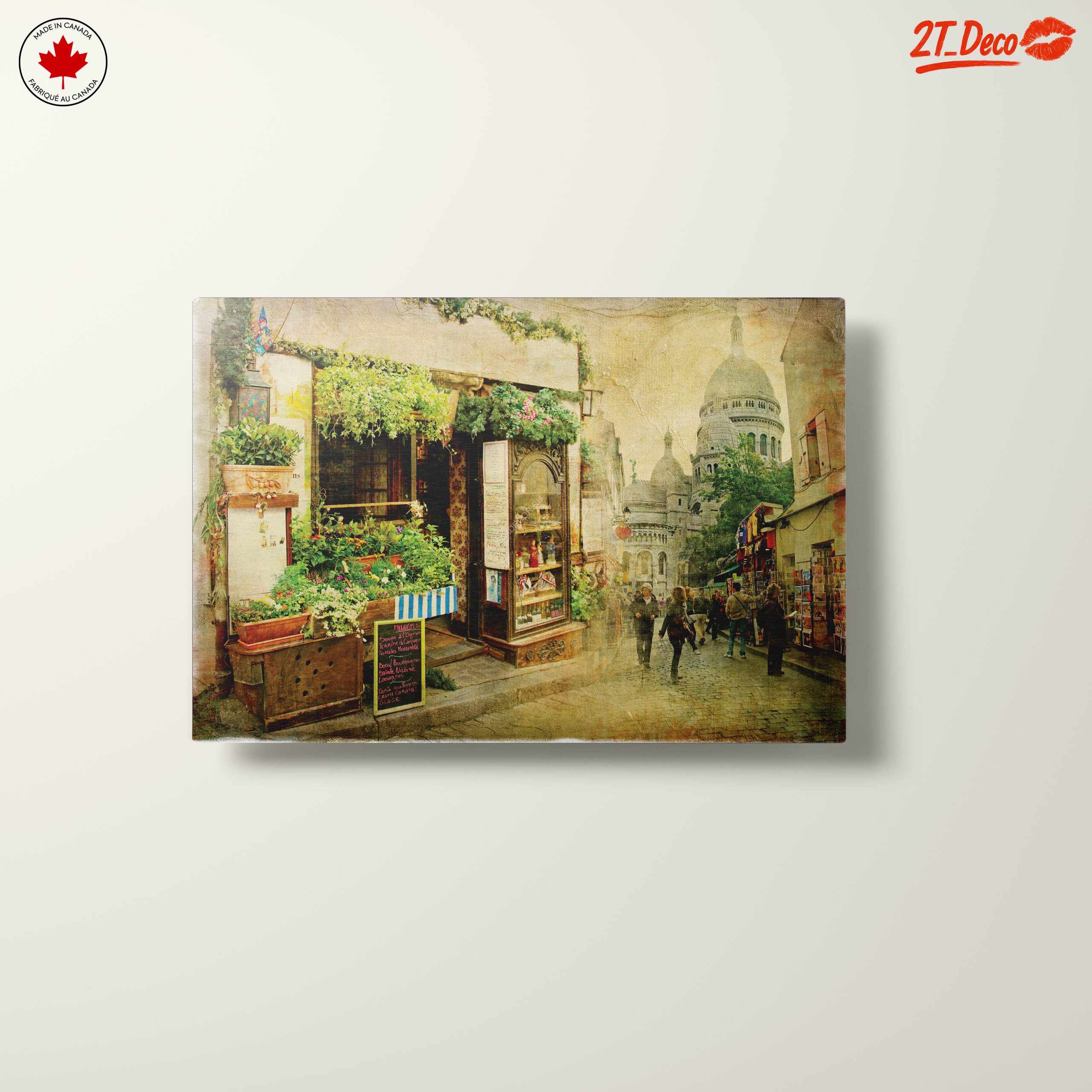 Charming Parisian Street Scene with Lush Greenery - Image 10