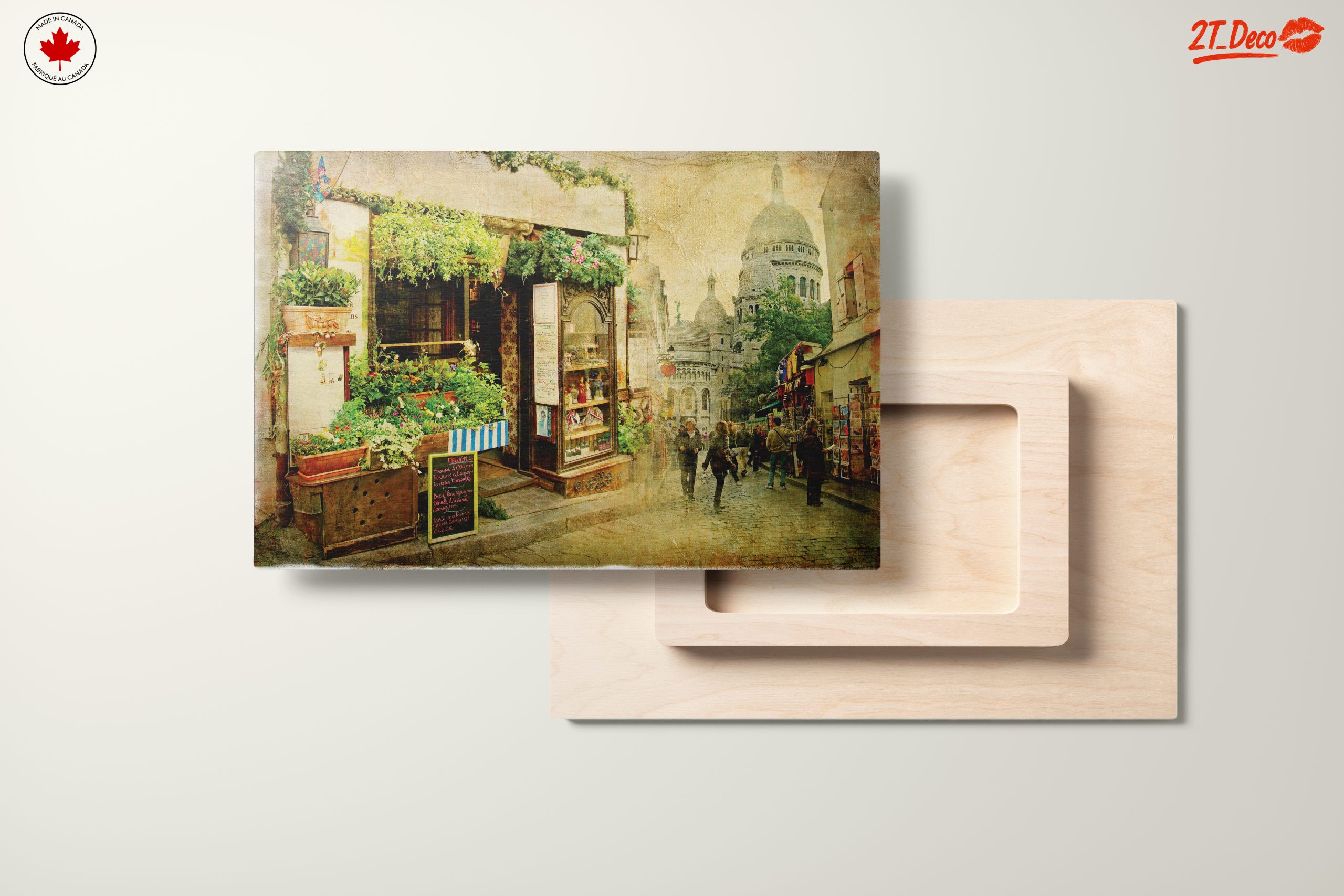 Charming Parisian Street Scene with Lush Greenery - Image 11