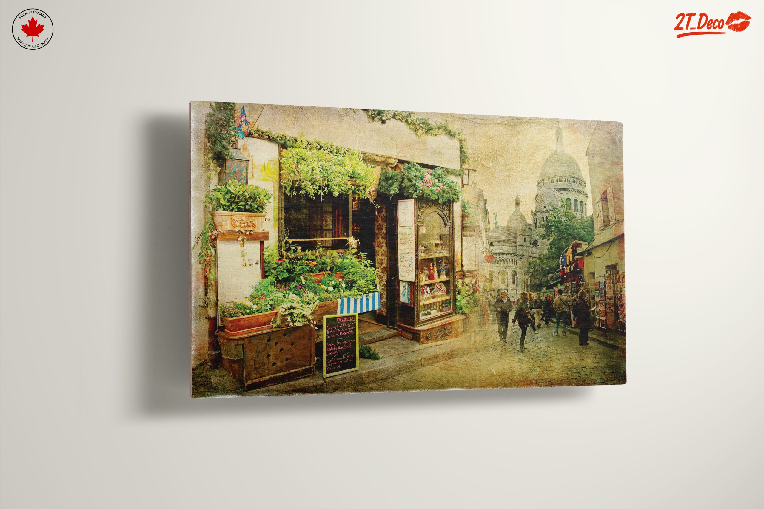 Charming Parisian Street Scene with Lush Greenery - Image 13