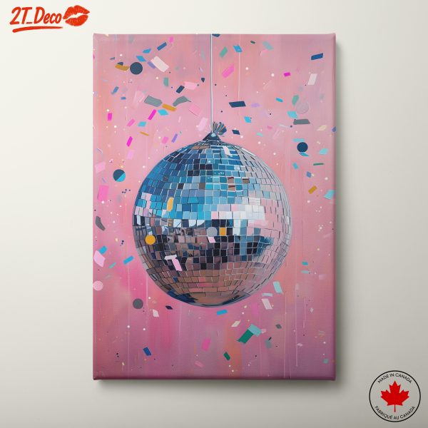 Colorful Disco Ball Artwork