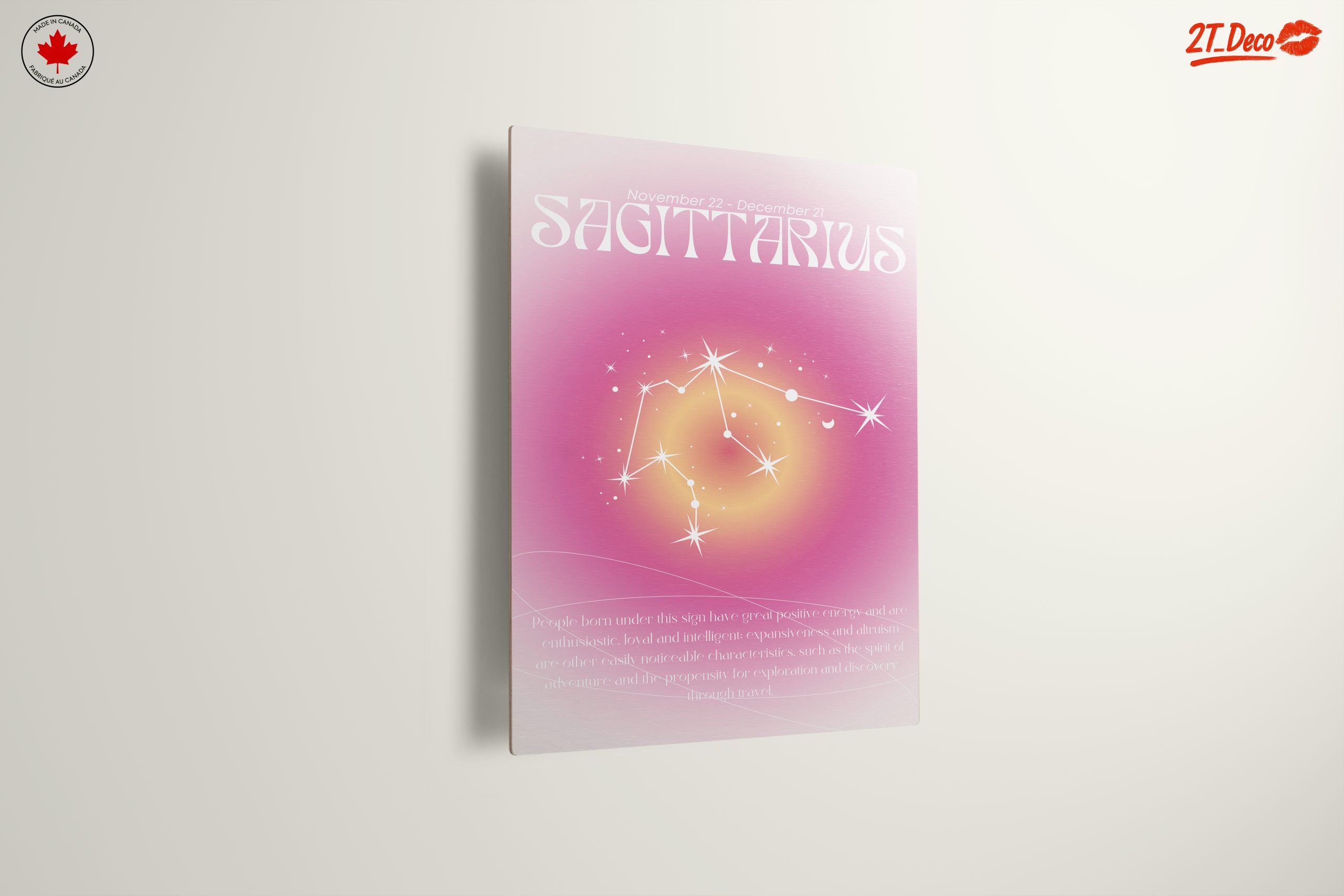 Sagittarius Zodiac Artwork with Stars - Image 13