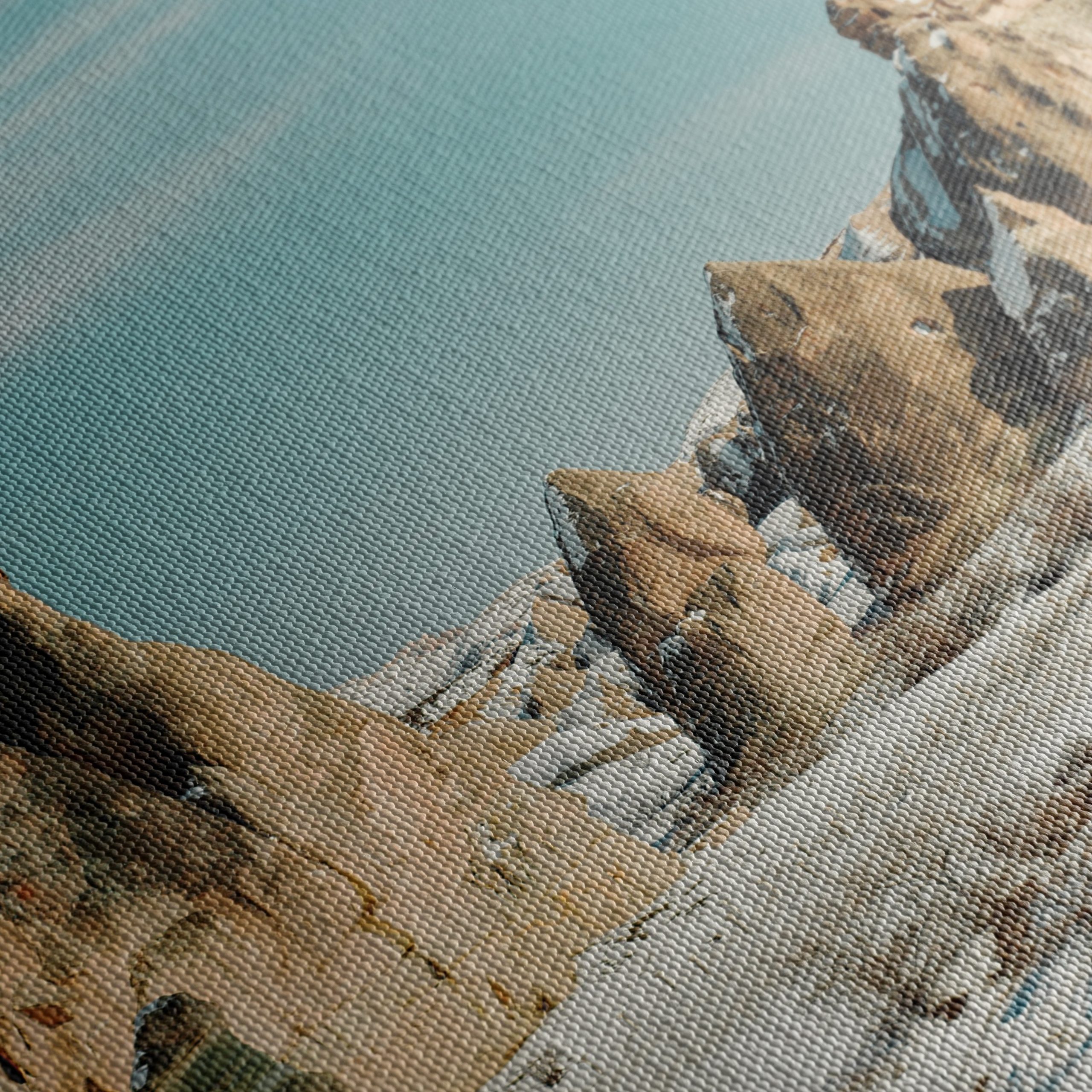 Hot Air Balloon Over Unique Landscape - Image 5