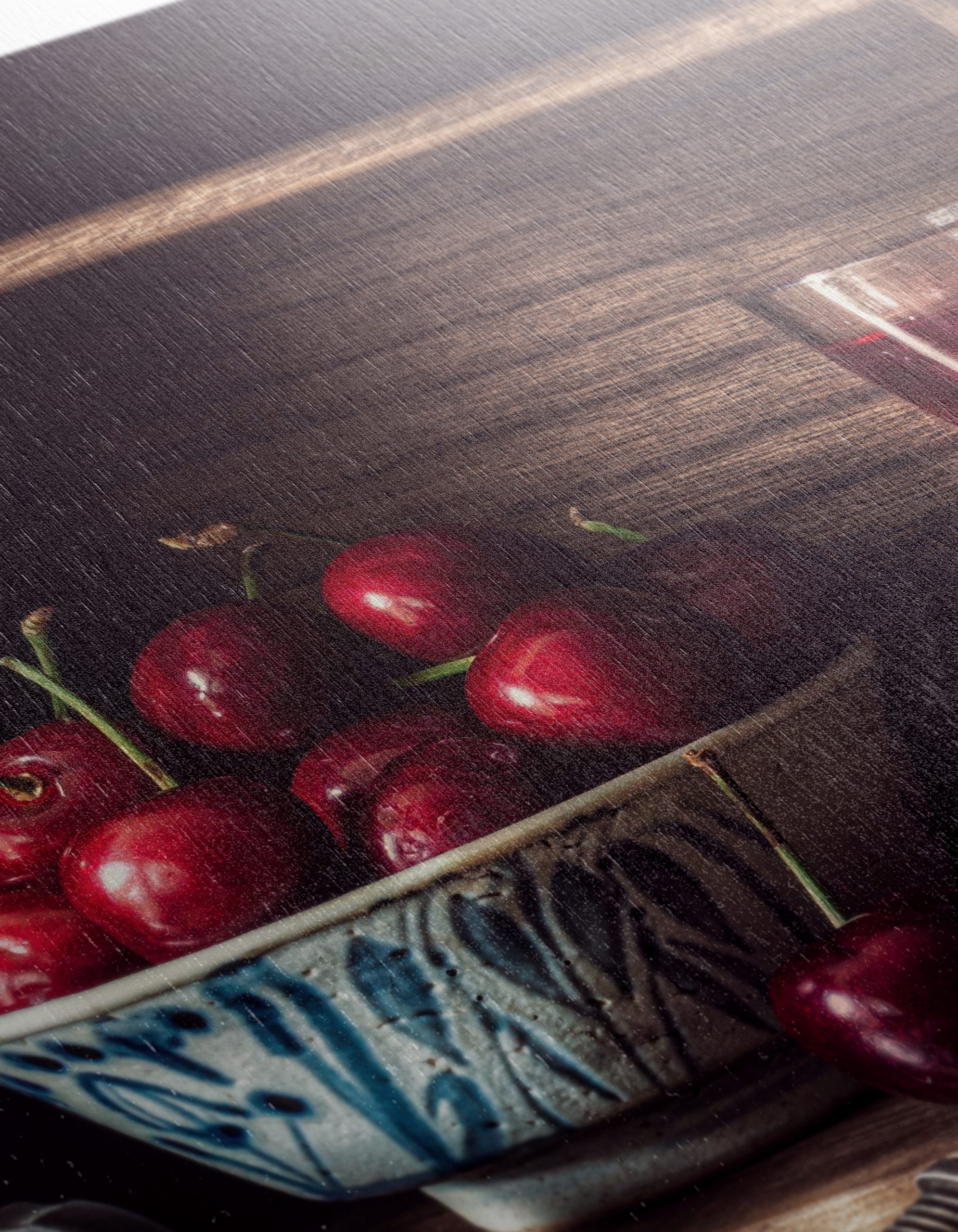 Elegant Still Life of Cherries and Glassware - Image 12