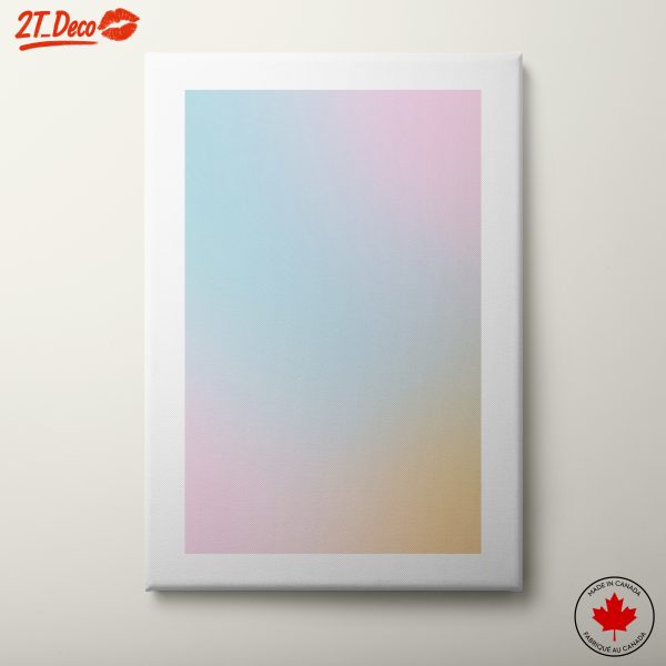 Pastel Gradient Color Art for Modern Spaces
