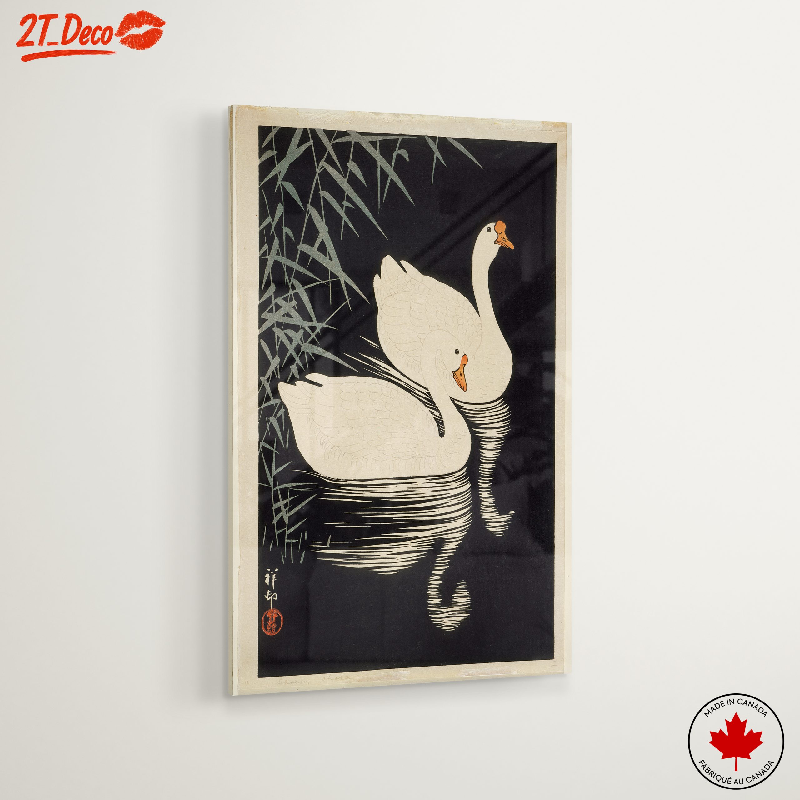 Elegant Swans Nestled in Tranquil Waters - Image 6