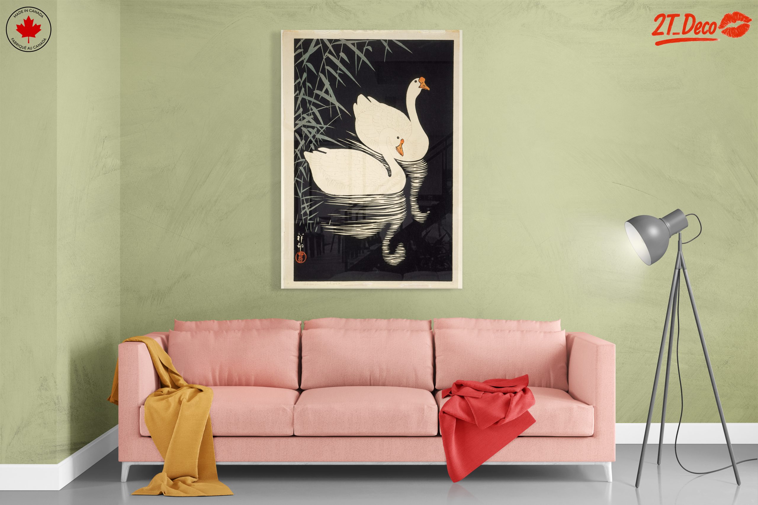 Elegant Swans Nestled in Tranquil Waters - Image 7