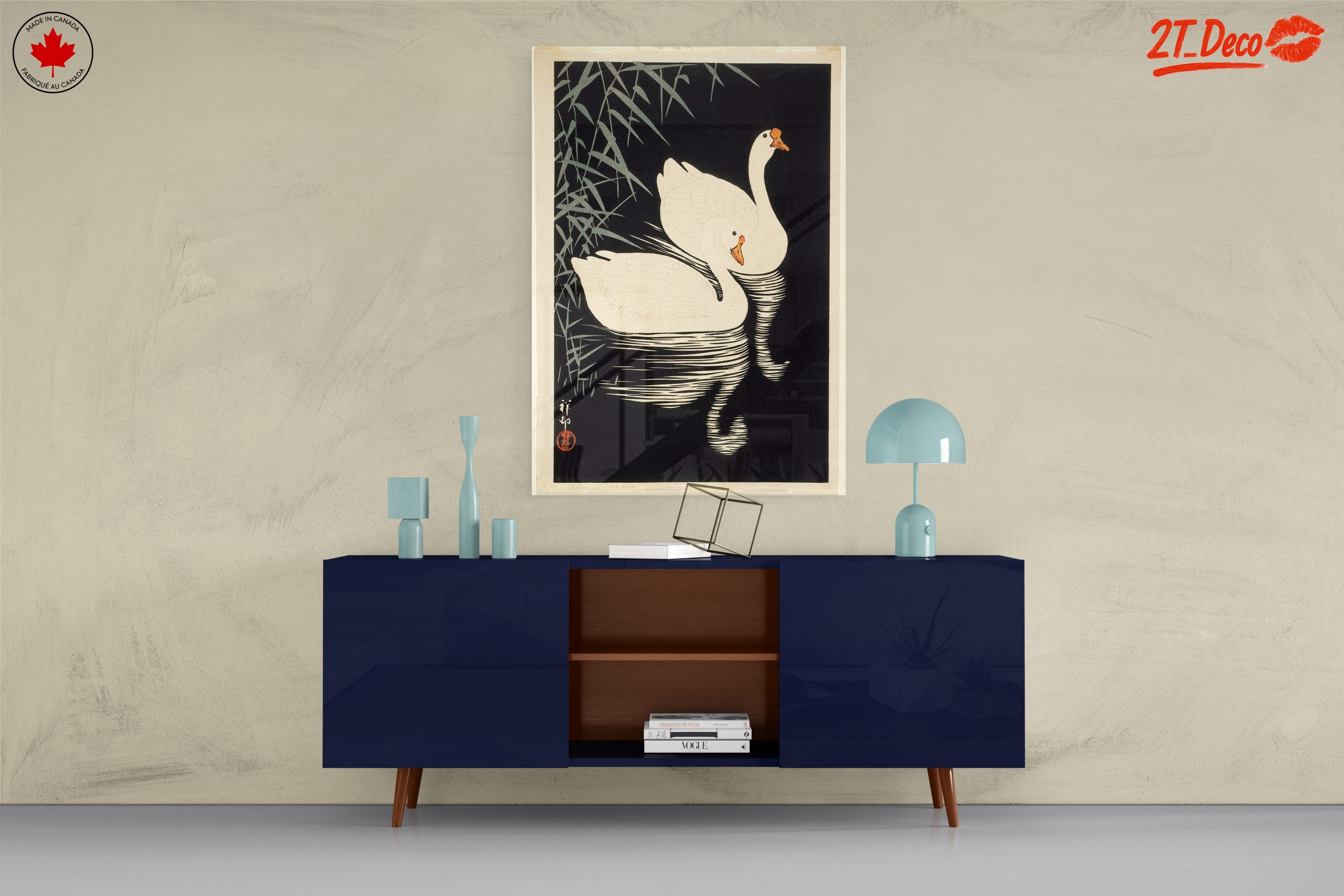 Elegant Swans Nestled in Tranquil Waters - Image 8