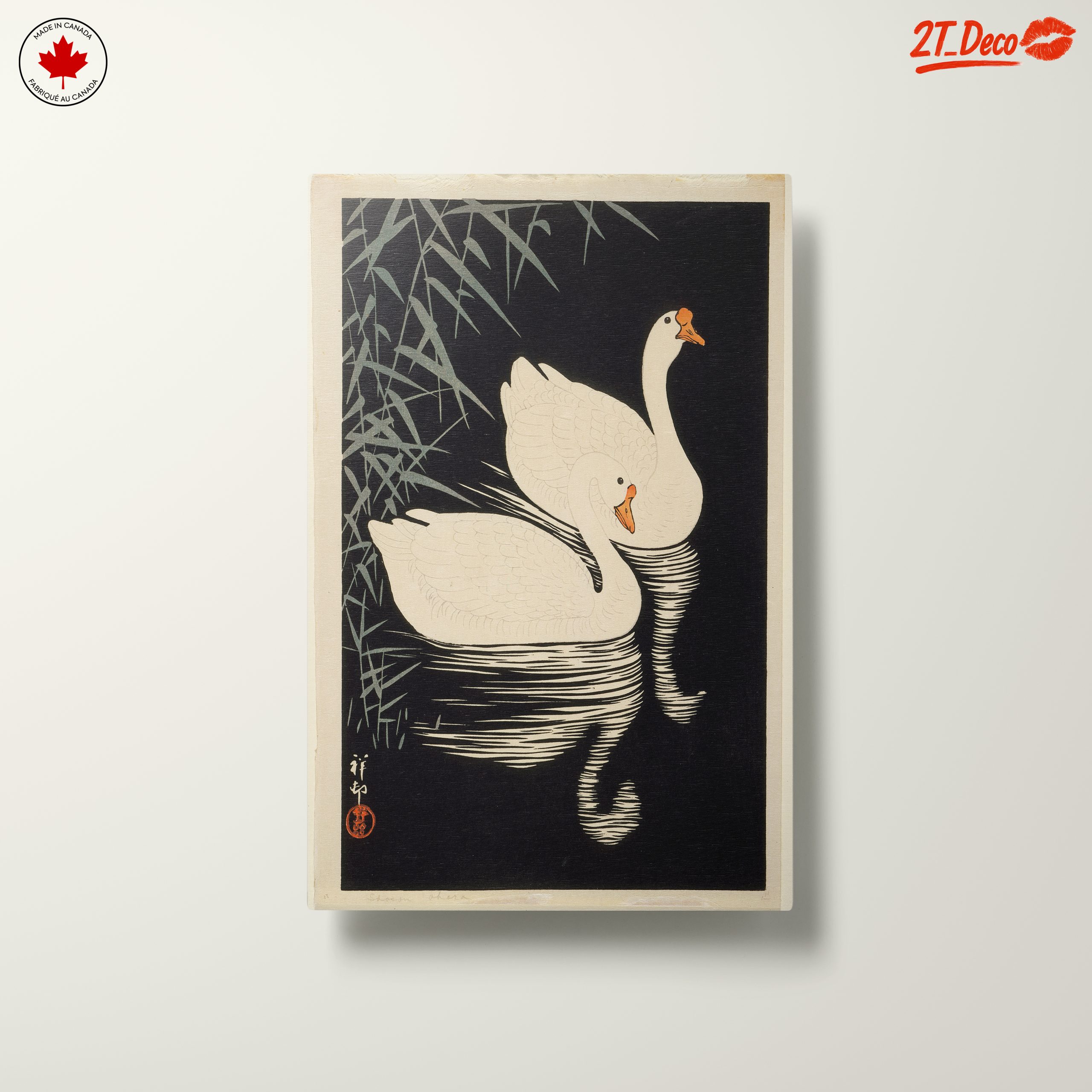 Elegant Swans Nestled in Tranquil Waters - Image 10