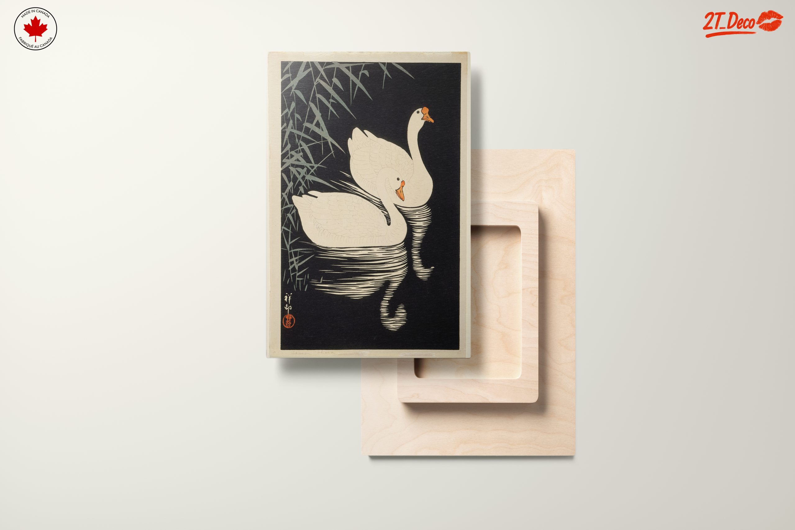 Elegant Swans Nestled in Tranquil Waters - Image 11