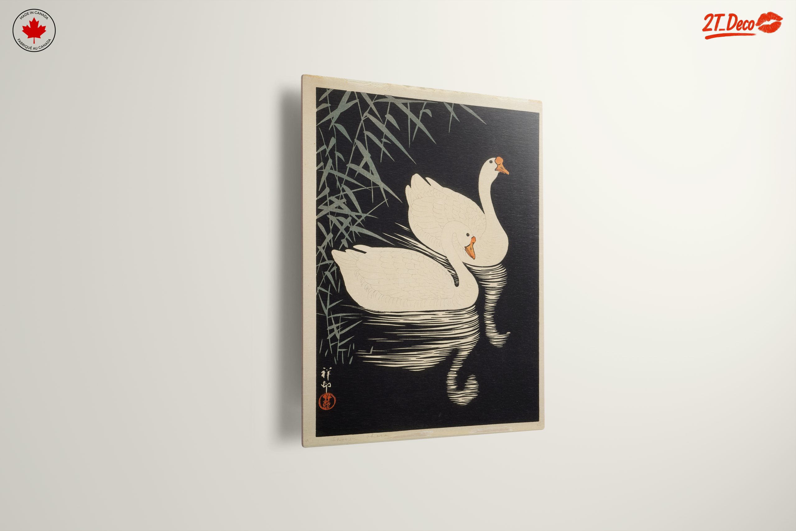 Elegant Swans Nestled in Tranquil Waters - Image 13