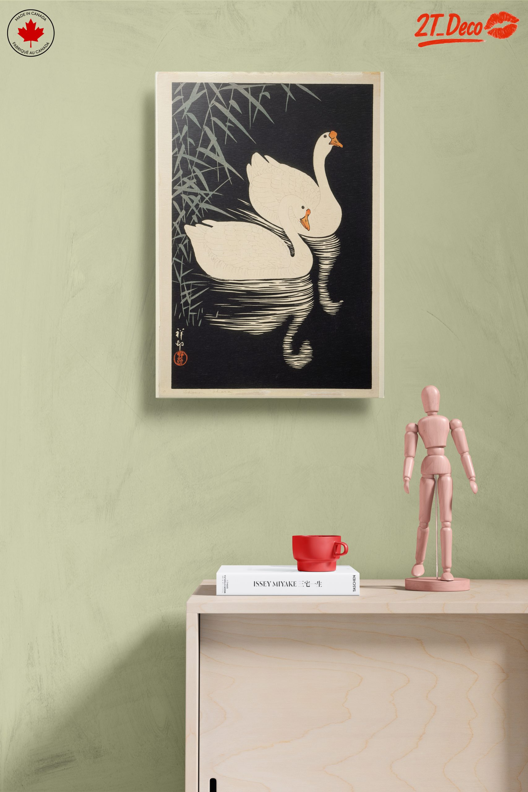 Elegant Swans Nestled in Tranquil Waters - Image 14
