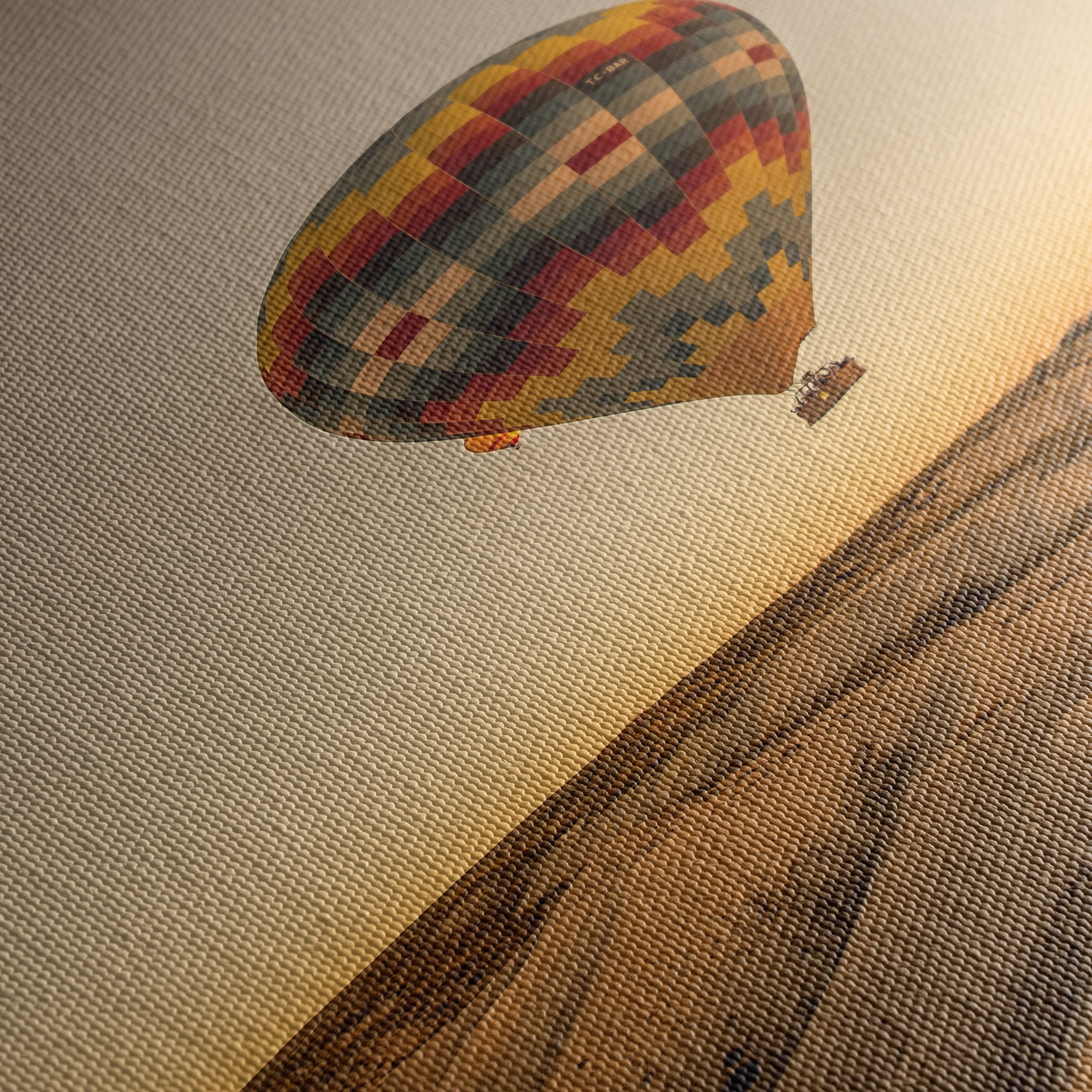Colorful Hot Air Balloons in Scenic Landscape - Image 5