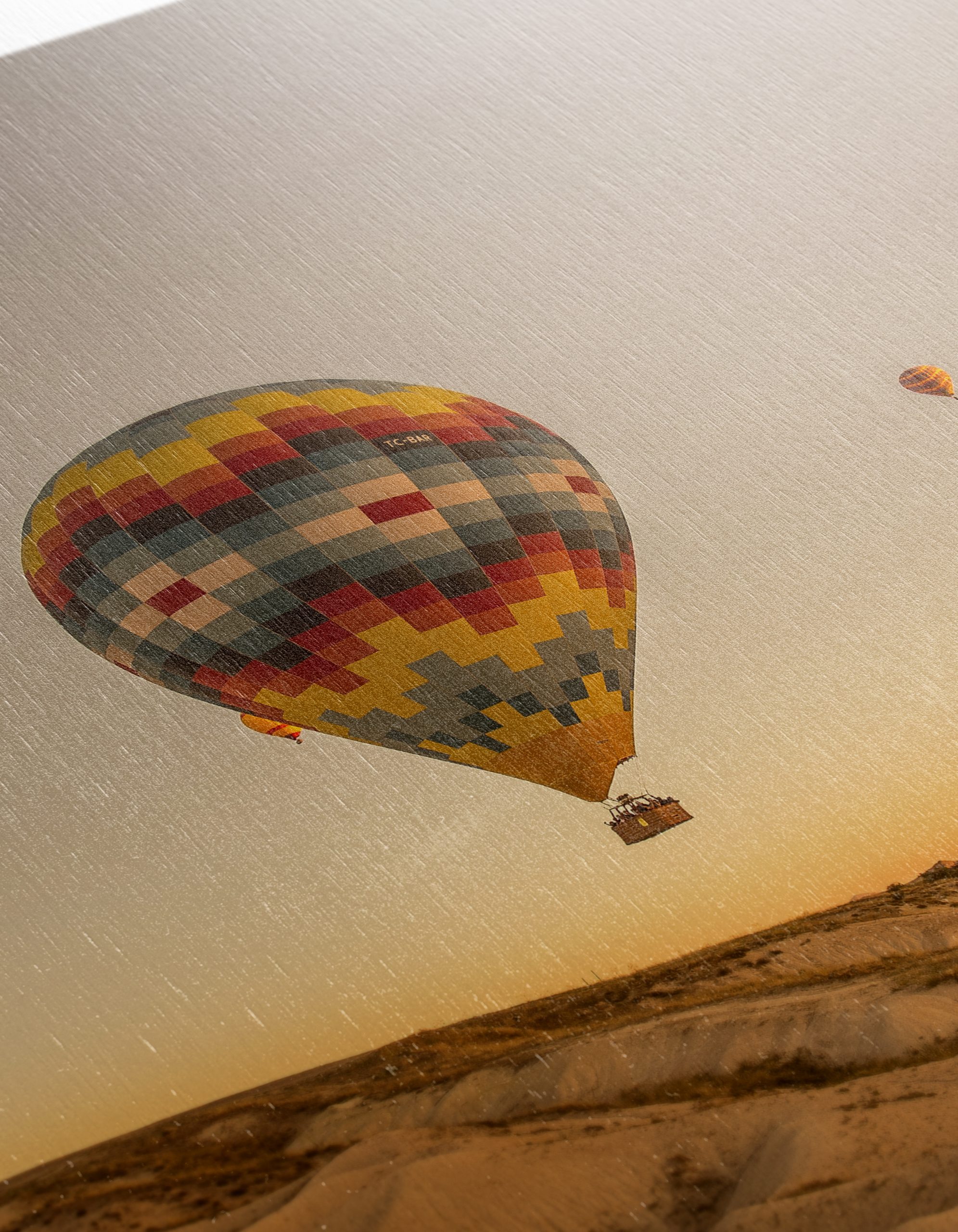 Colorful Hot Air Balloons in Scenic Landscape - Image 12