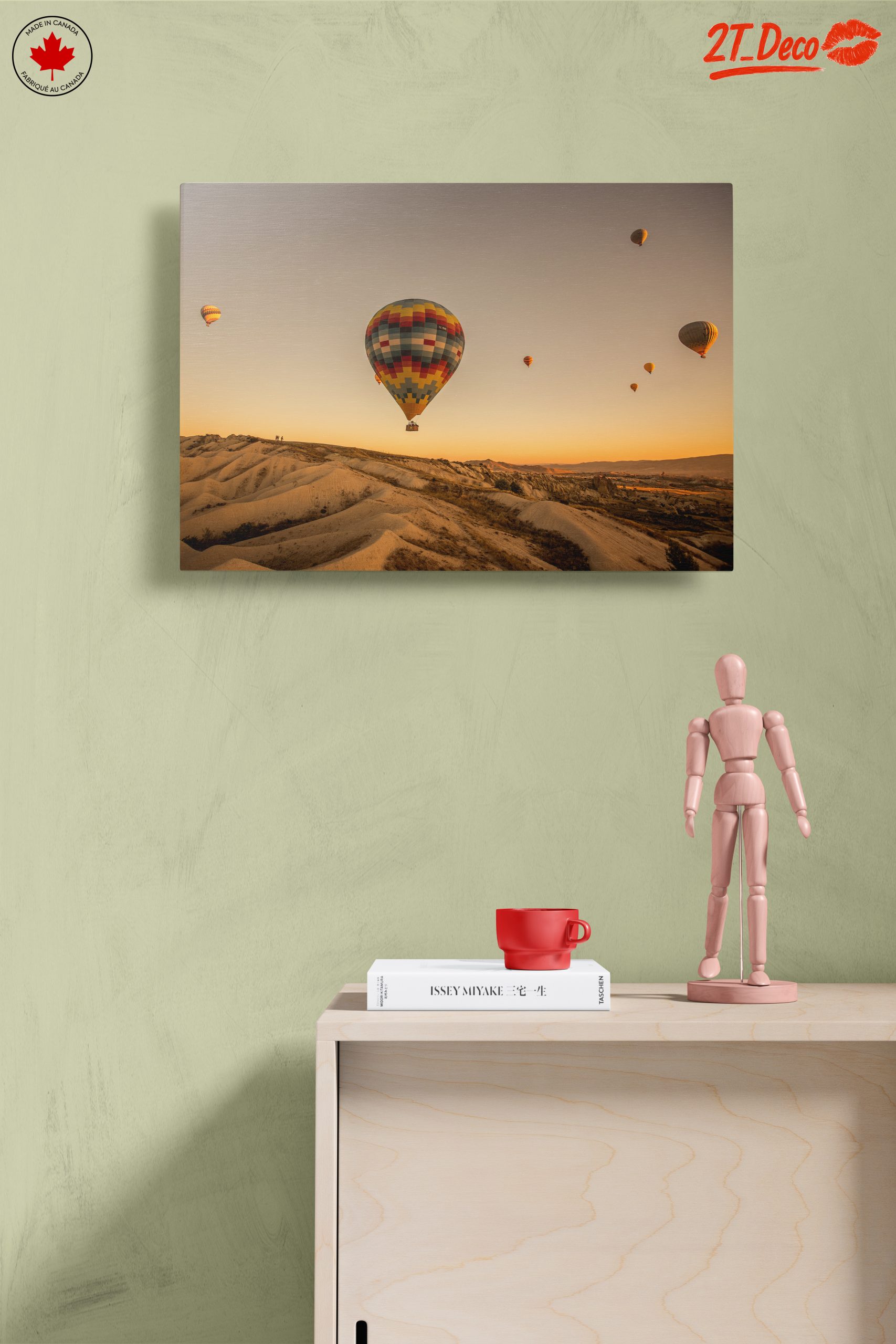 Colorful Hot Air Balloons in Scenic Landscape - Image 14