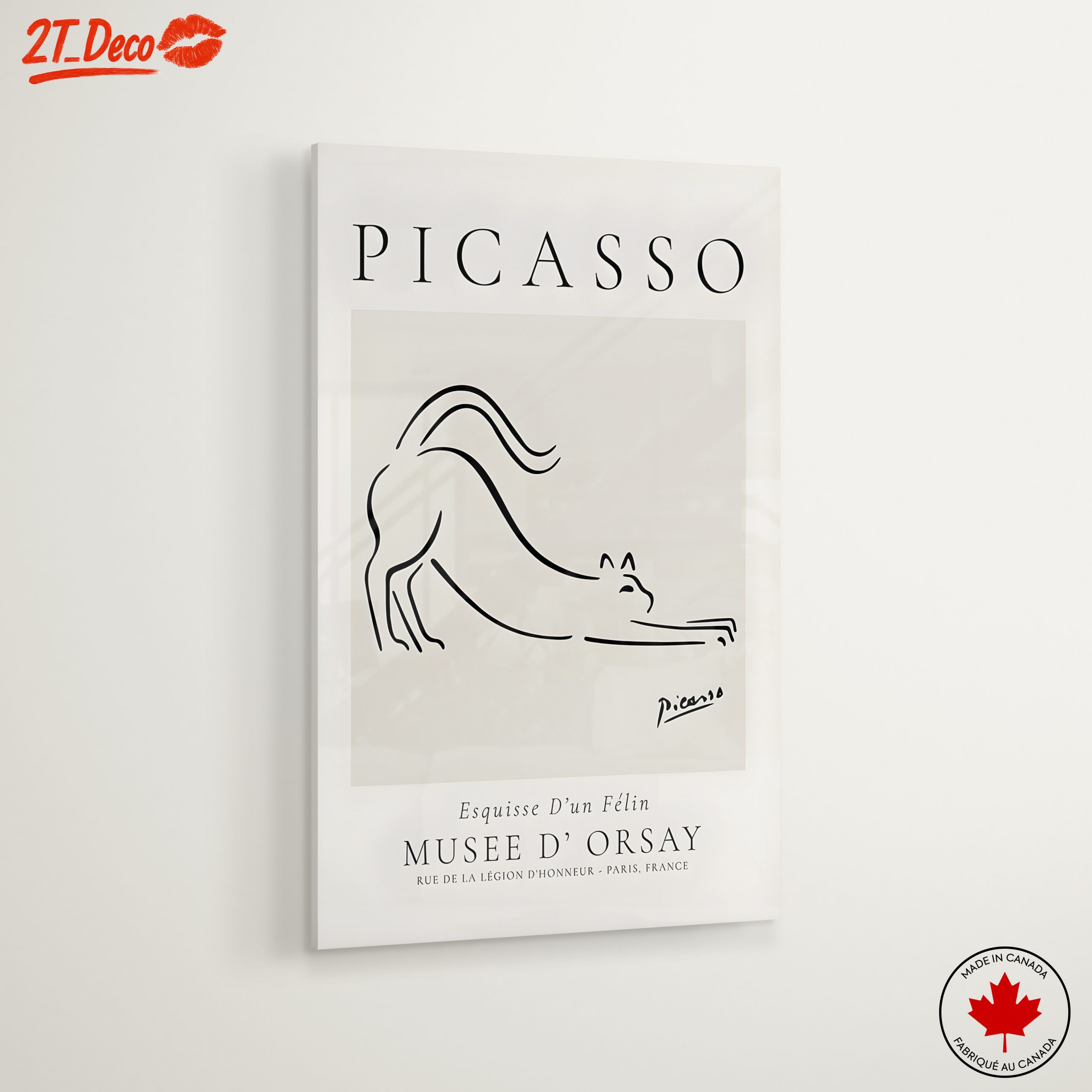 Stylized Cat Illustration by Picasso - Image 6