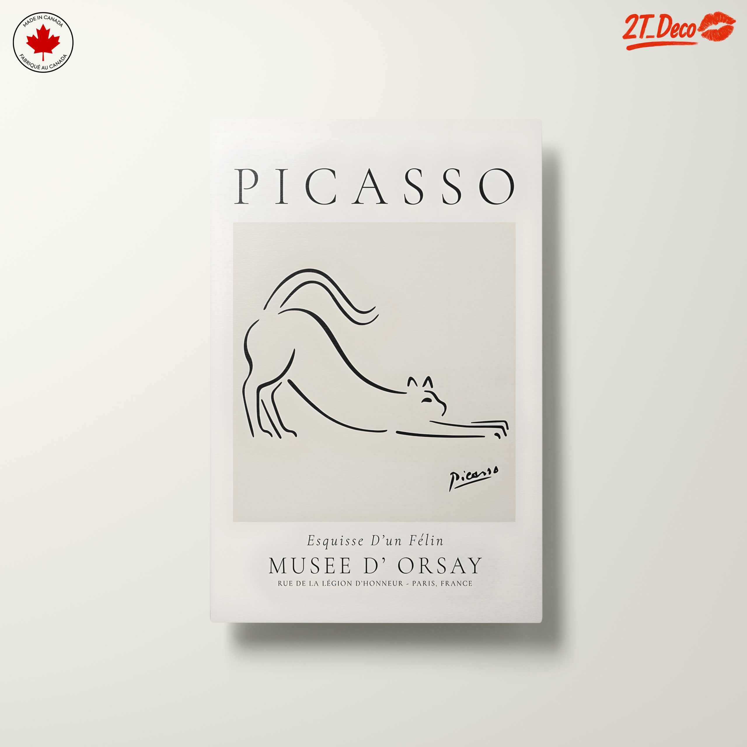 Stylized Cat Illustration by Picasso - Image 10