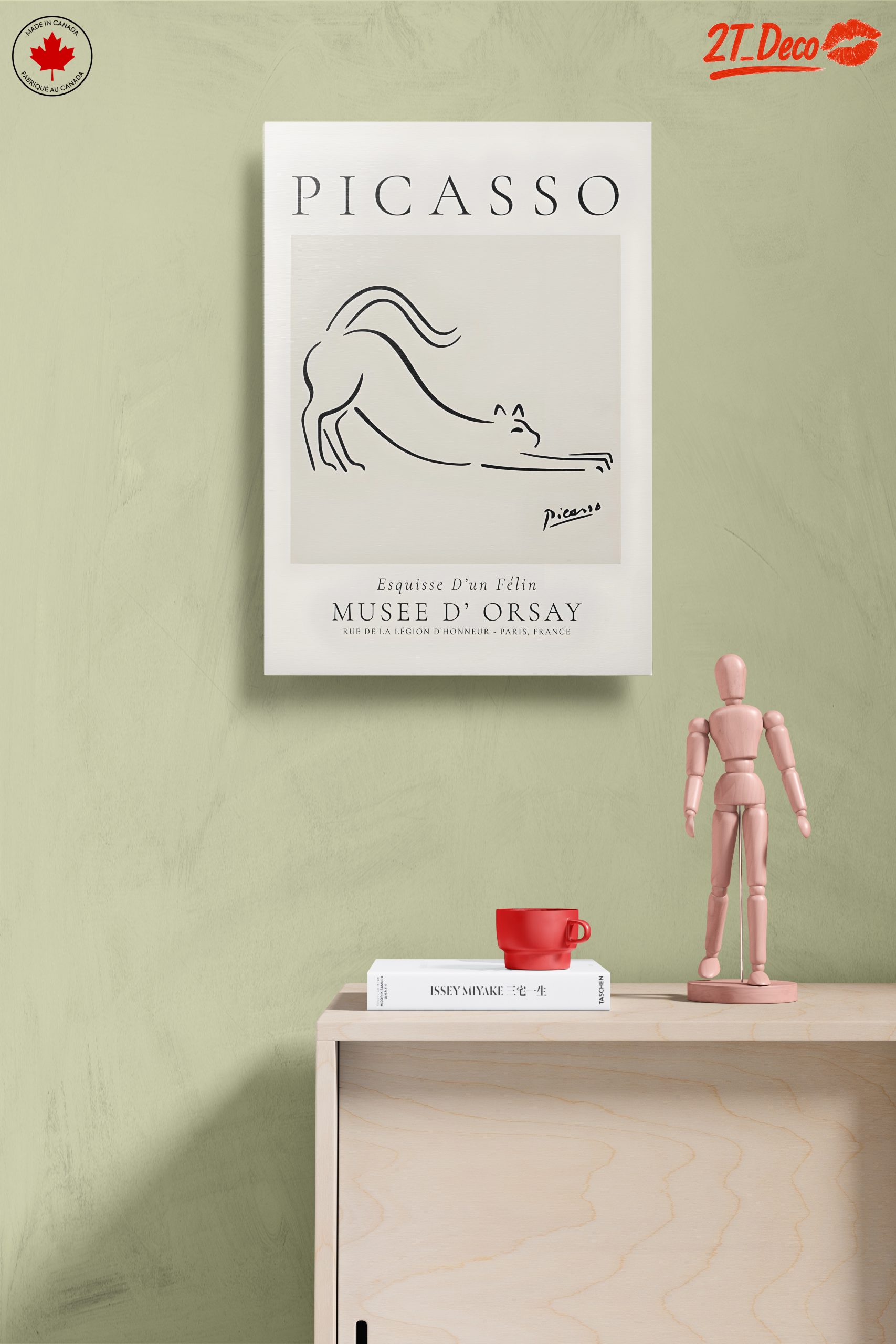 Stylized Cat Illustration by Picasso - Image 14