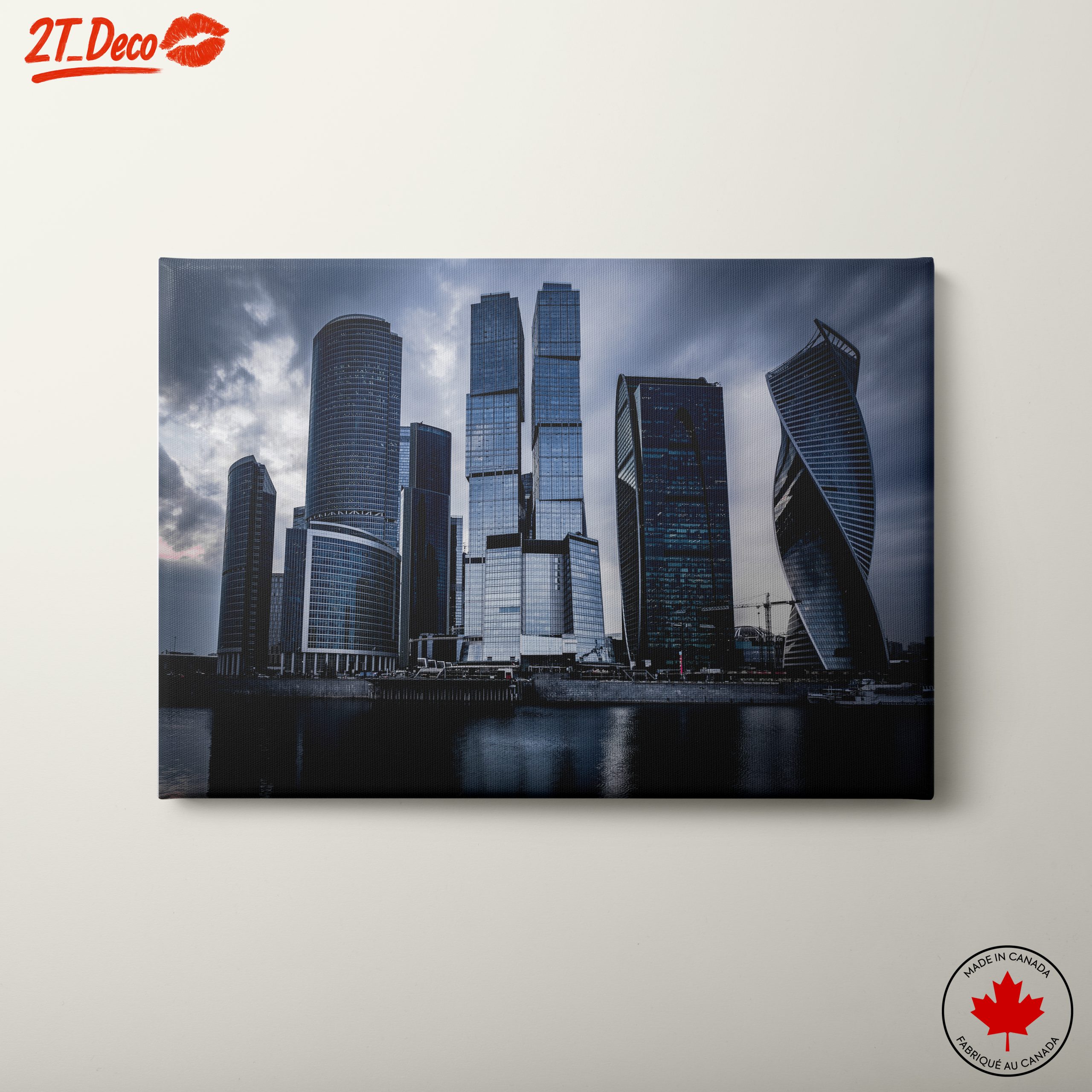 Modern City Skyline at Dusk