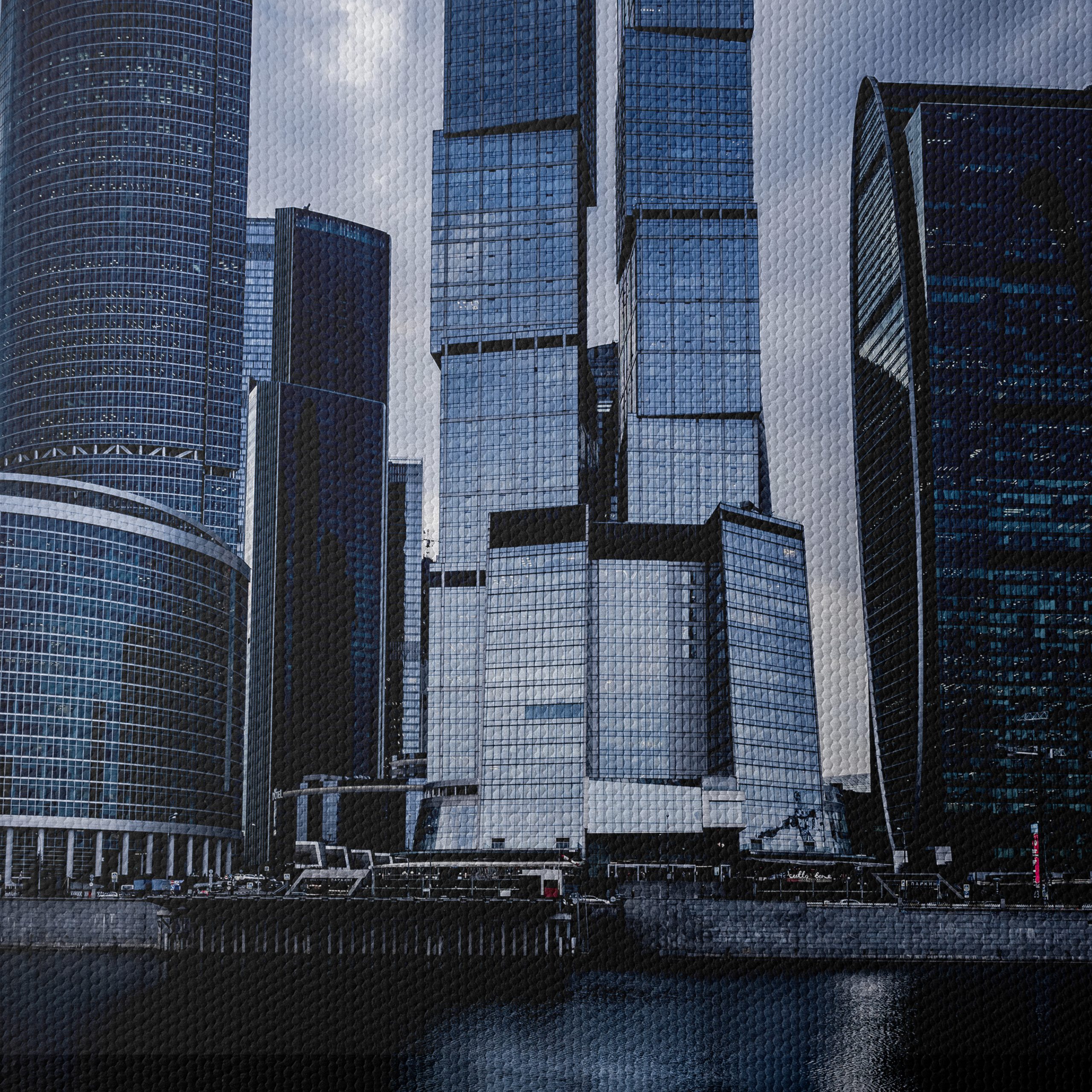 Modern City Skyline at Dusk - Image 4