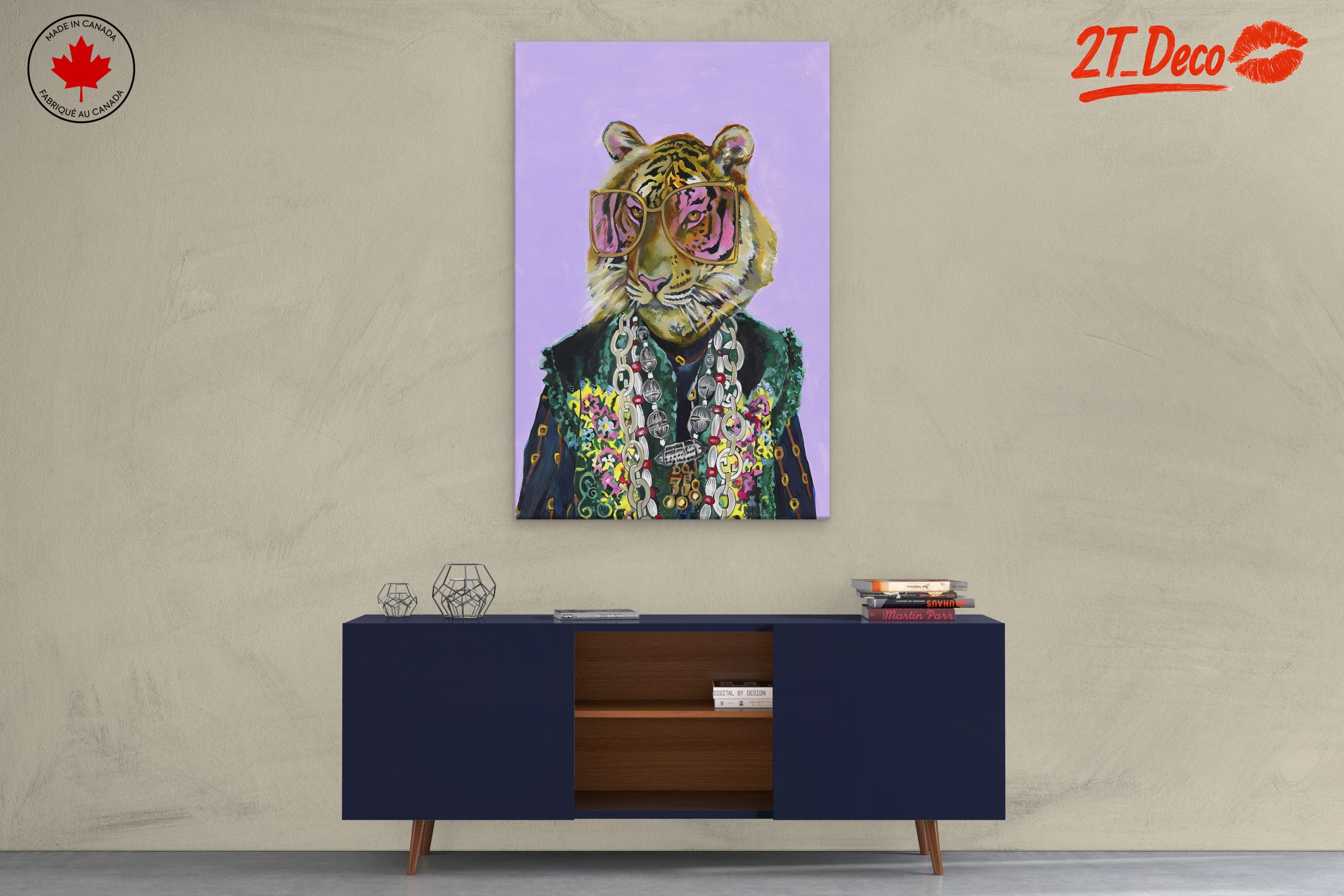 Stylized Tiger Character with Jewelry - Image 3