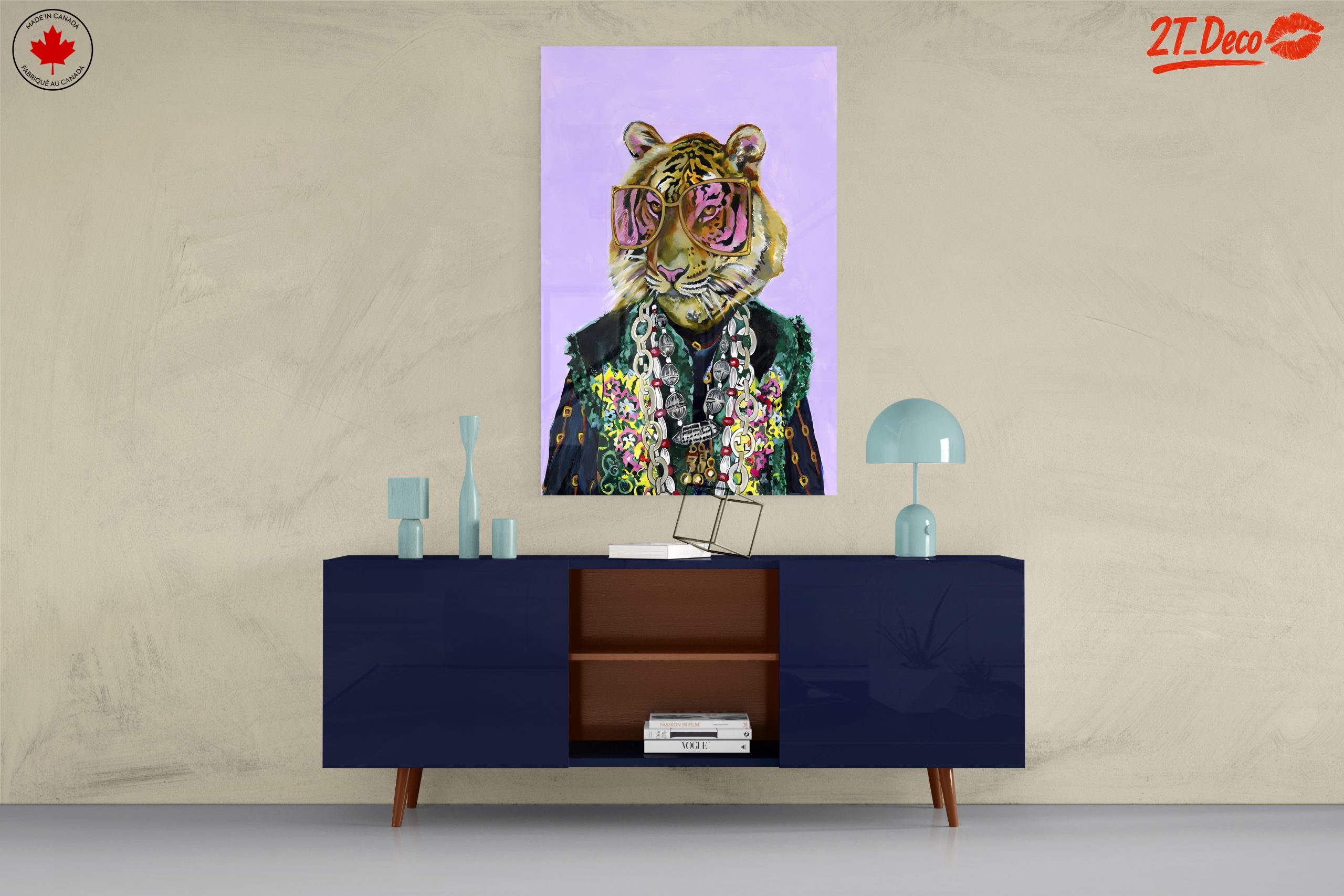 Stylized Tiger Character with Jewelry - Image 8