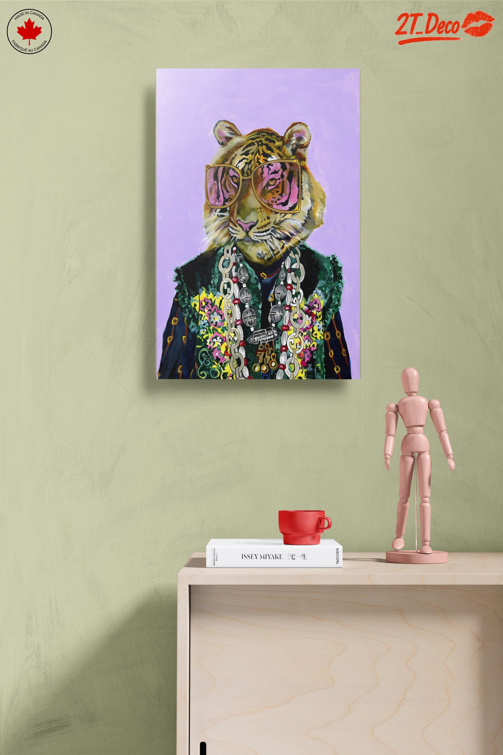 Stylized Tiger Character with Jewelry - Image 14