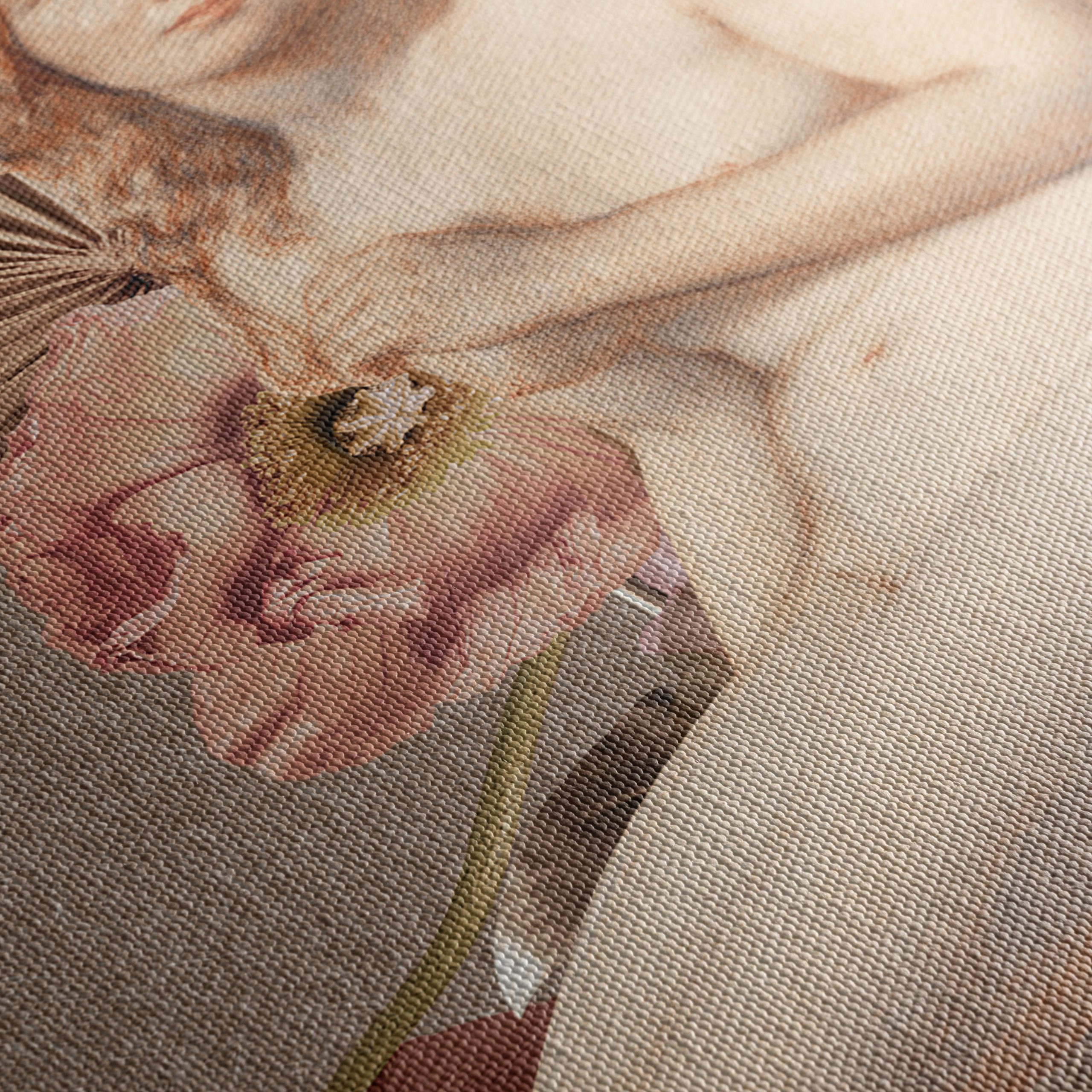 Elegant Contemporary Portrait with Floral Elements - Image 5