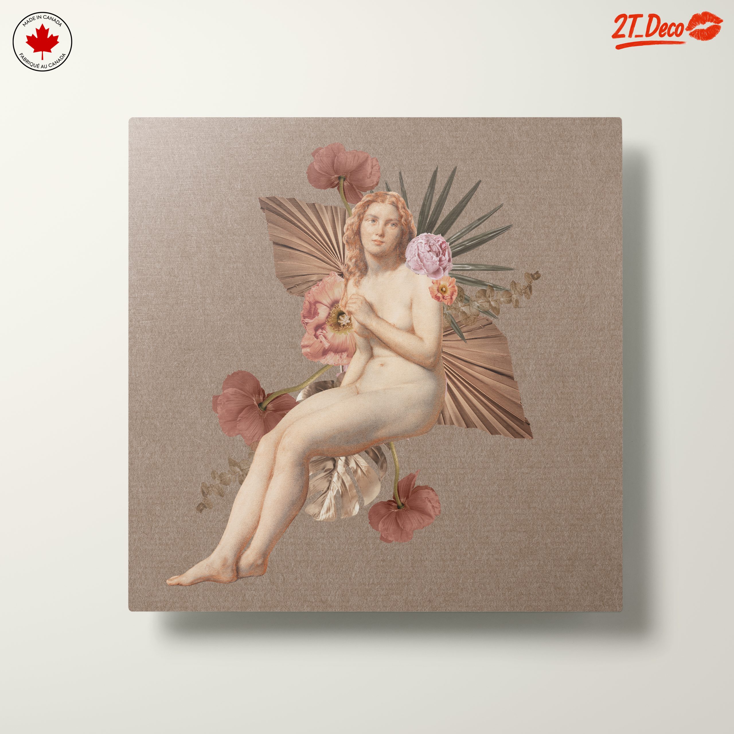Elegant Contemporary Portrait with Floral Elements - Image 10