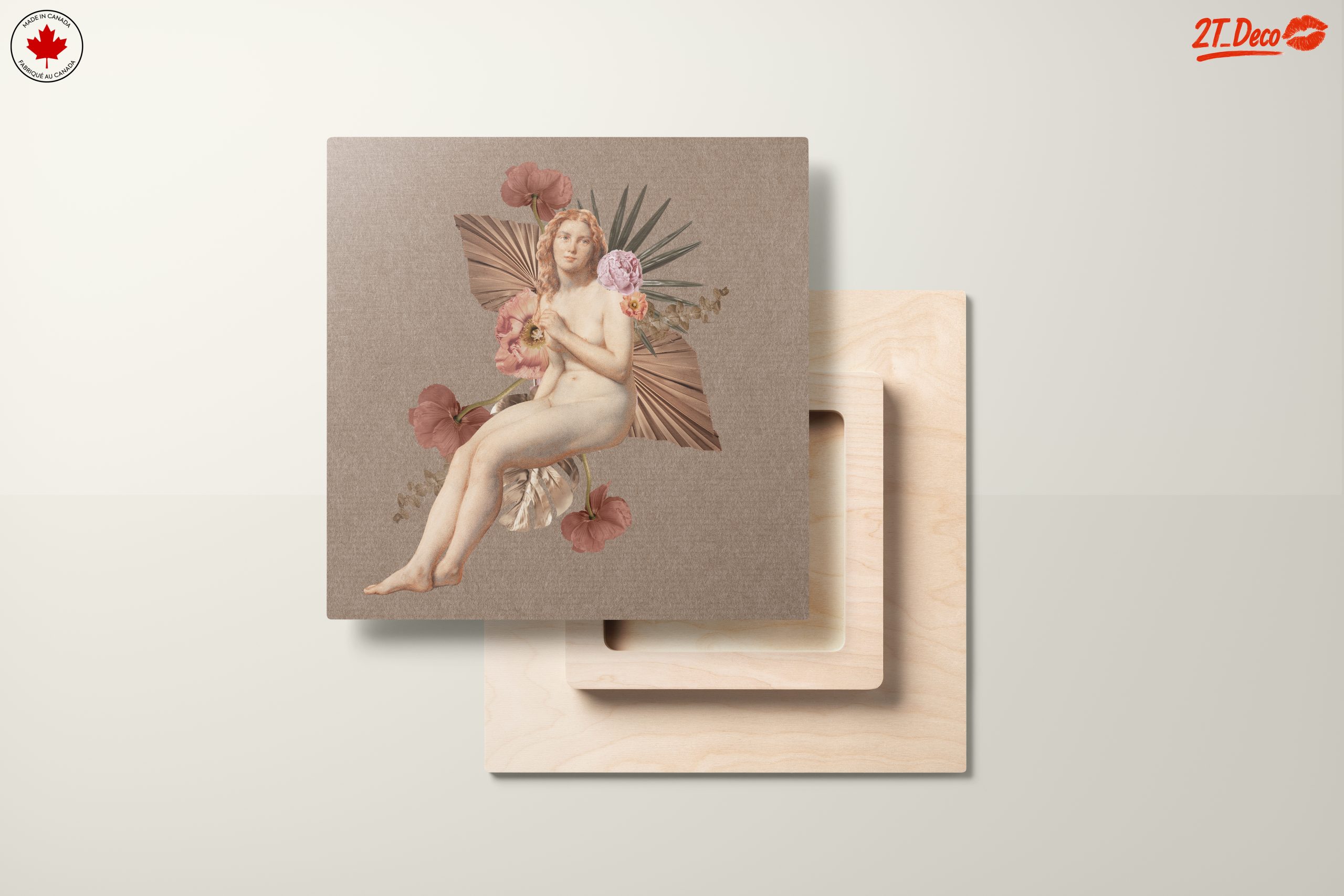 Elegant Contemporary Portrait with Floral Elements - Image 11