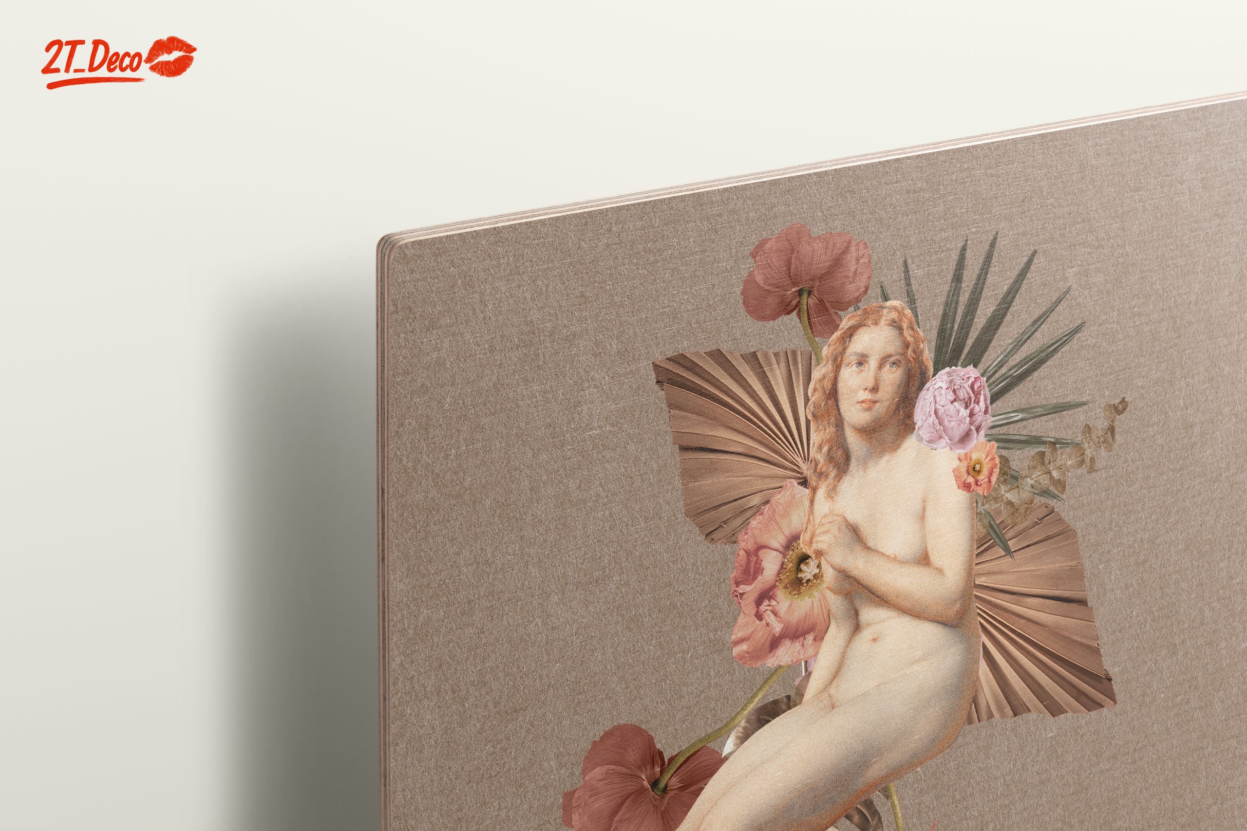 Elegant Contemporary Portrait with Floral Elements - Image 15