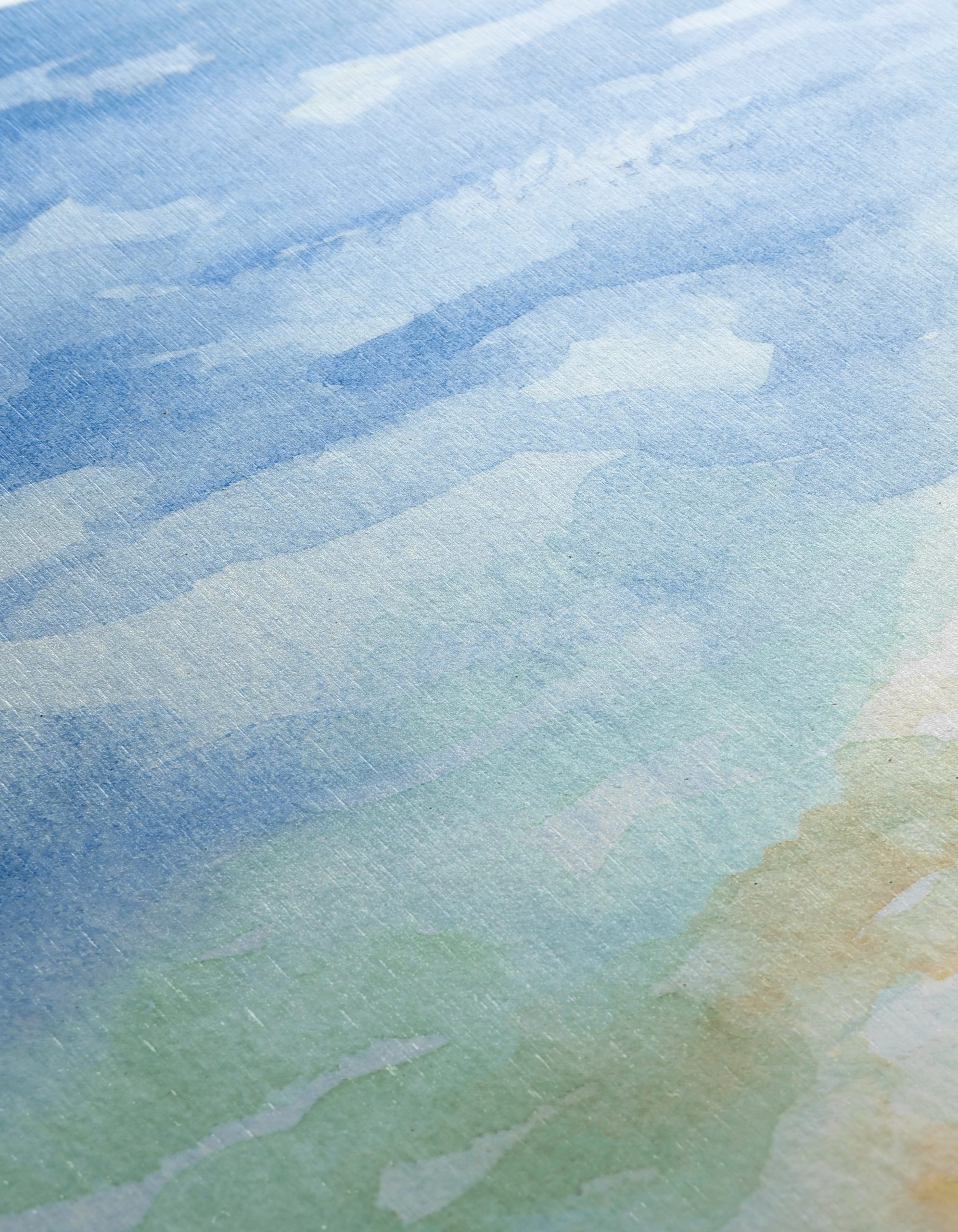 Tranquil Beach Watercolor Scene - Image 12