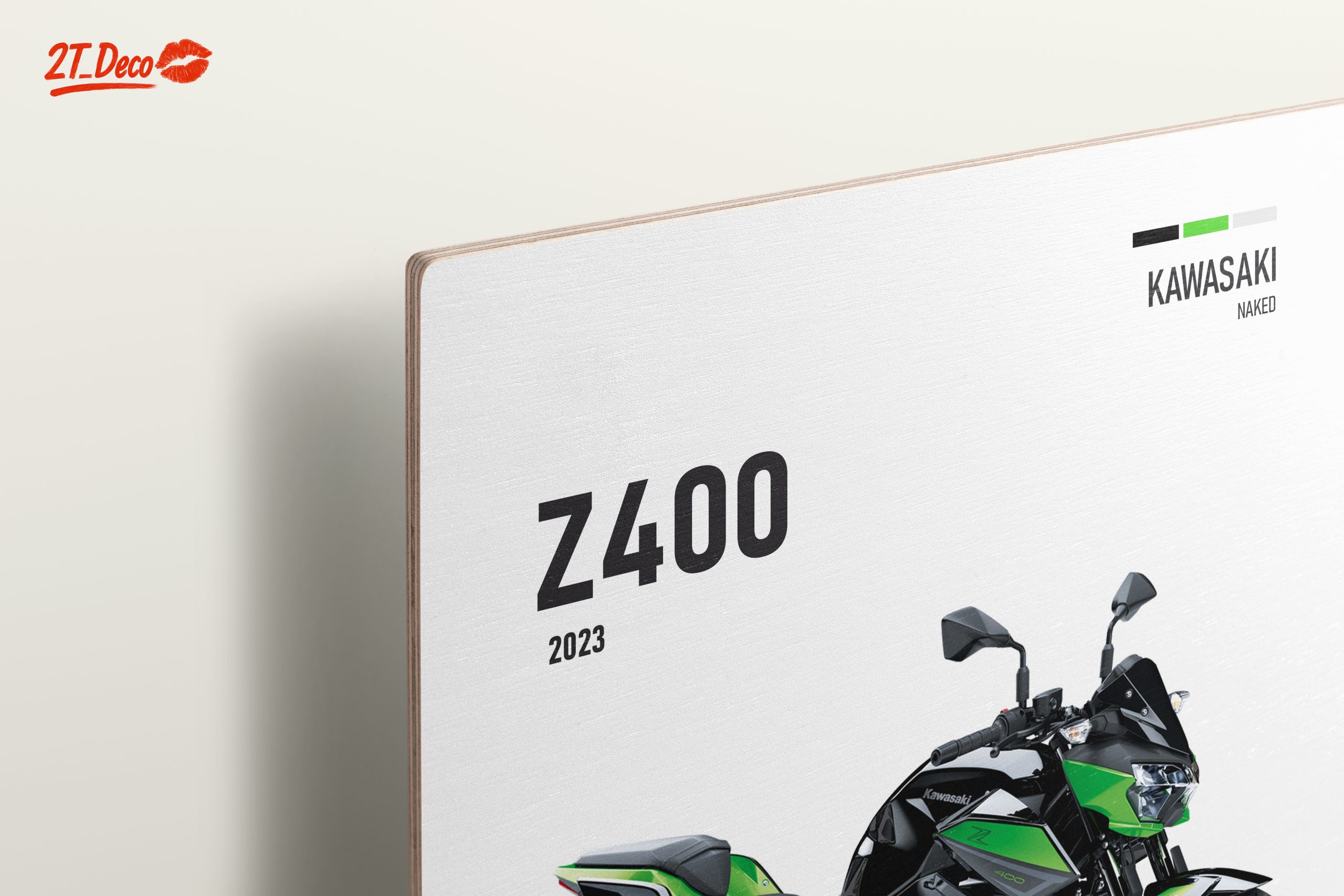 Kawasaki Z400 Motorcycle Art - Image 15