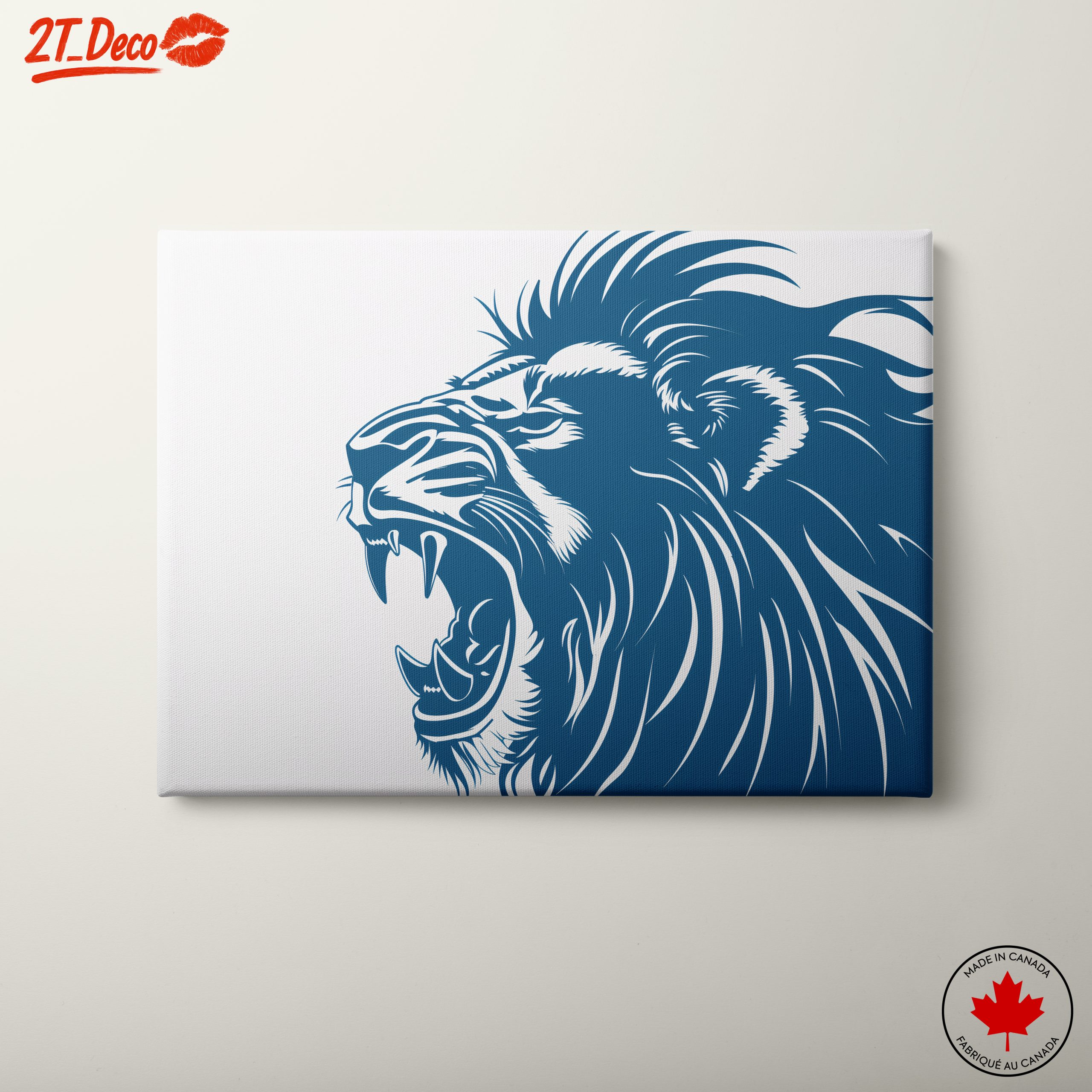 Majestic Lion Graphic Artwork