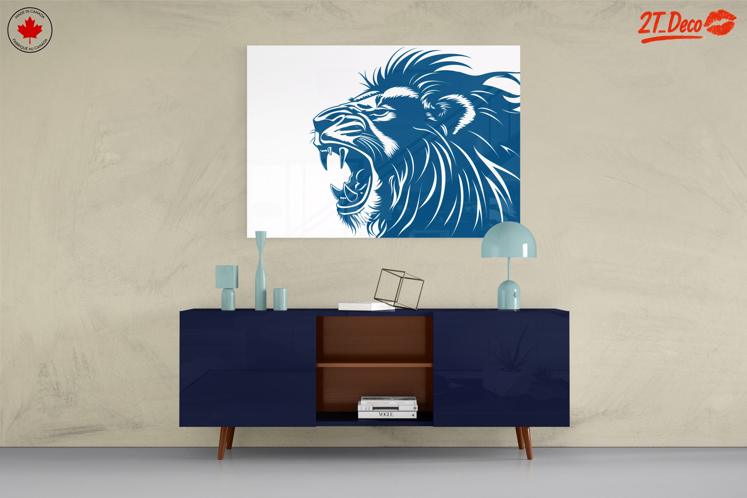 Majestic Lion Graphic Artwork - Image 8
