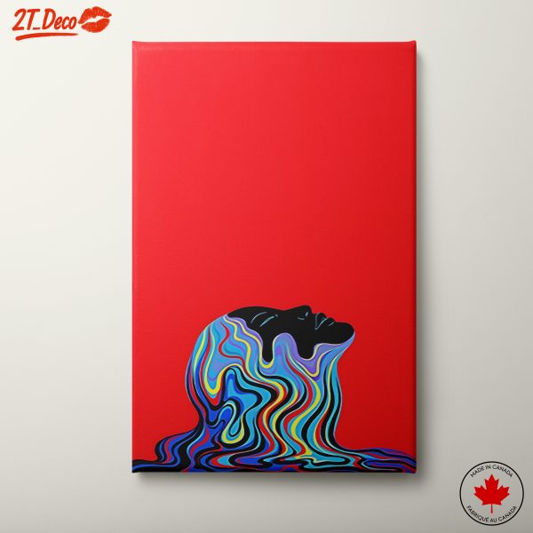 Vibrant Abstract Art with Colorful Flowing Shapes
