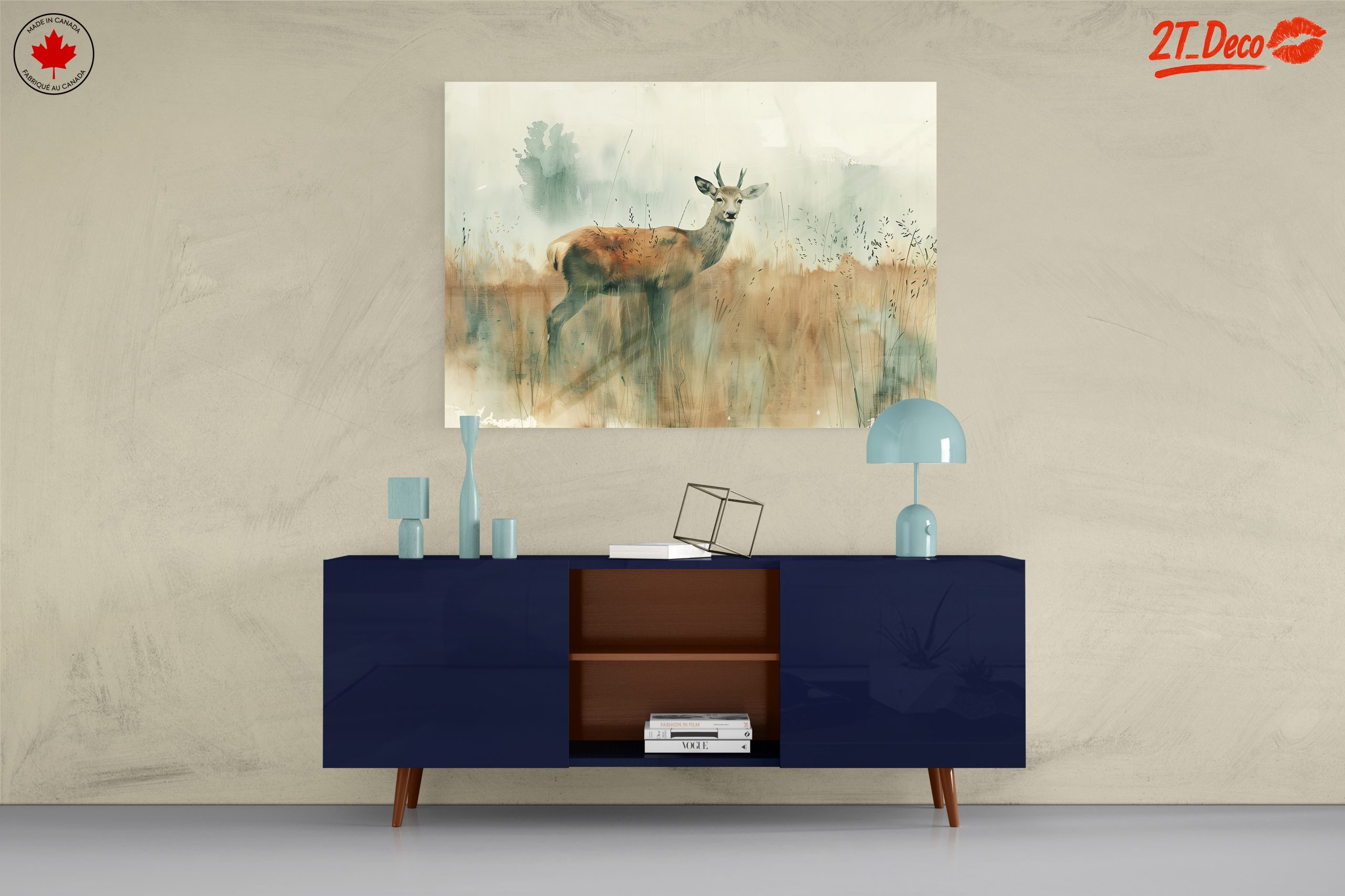 Stylized Deer in Ethereal Landscape - Image 8
