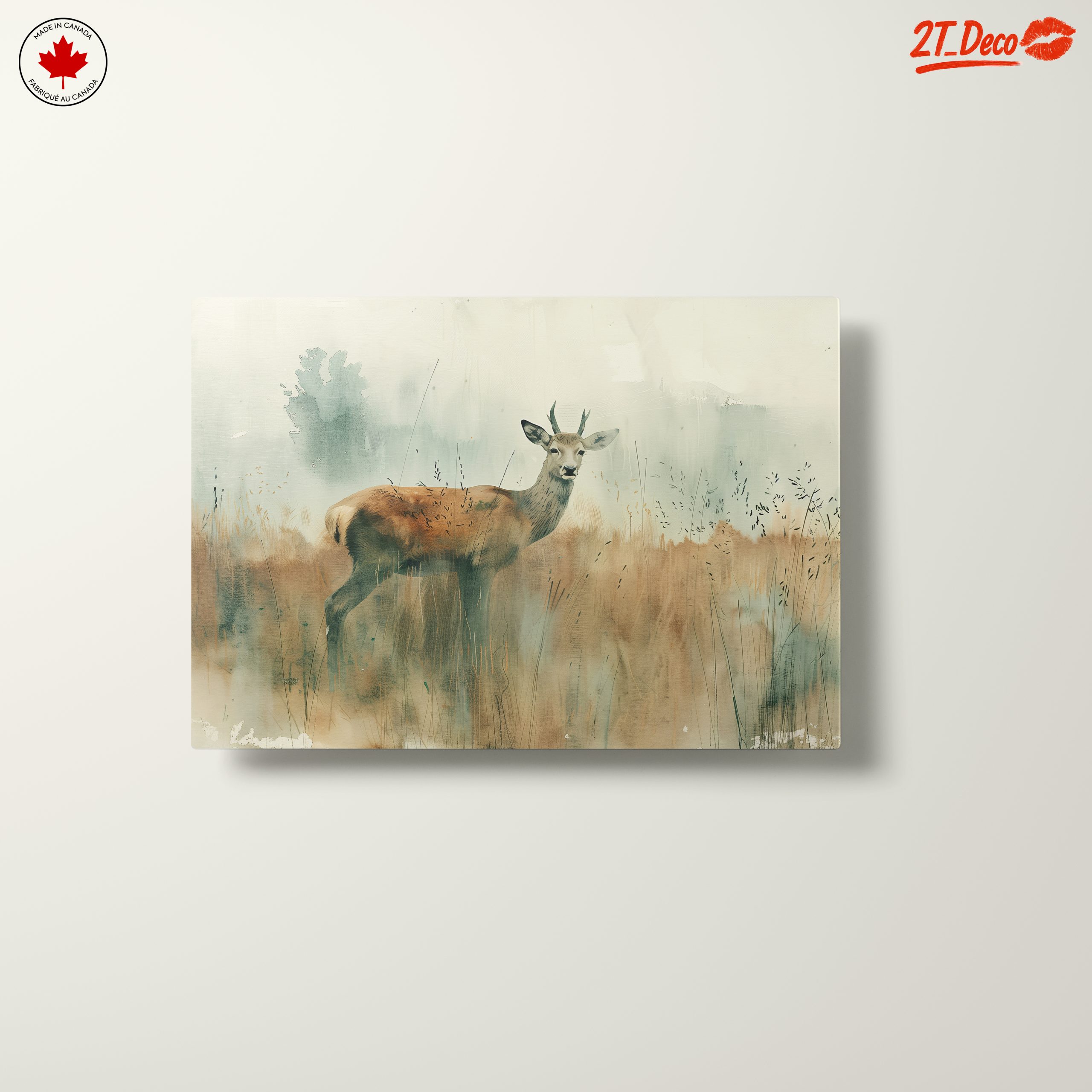 Stylized Deer in Ethereal Landscape - Image 10